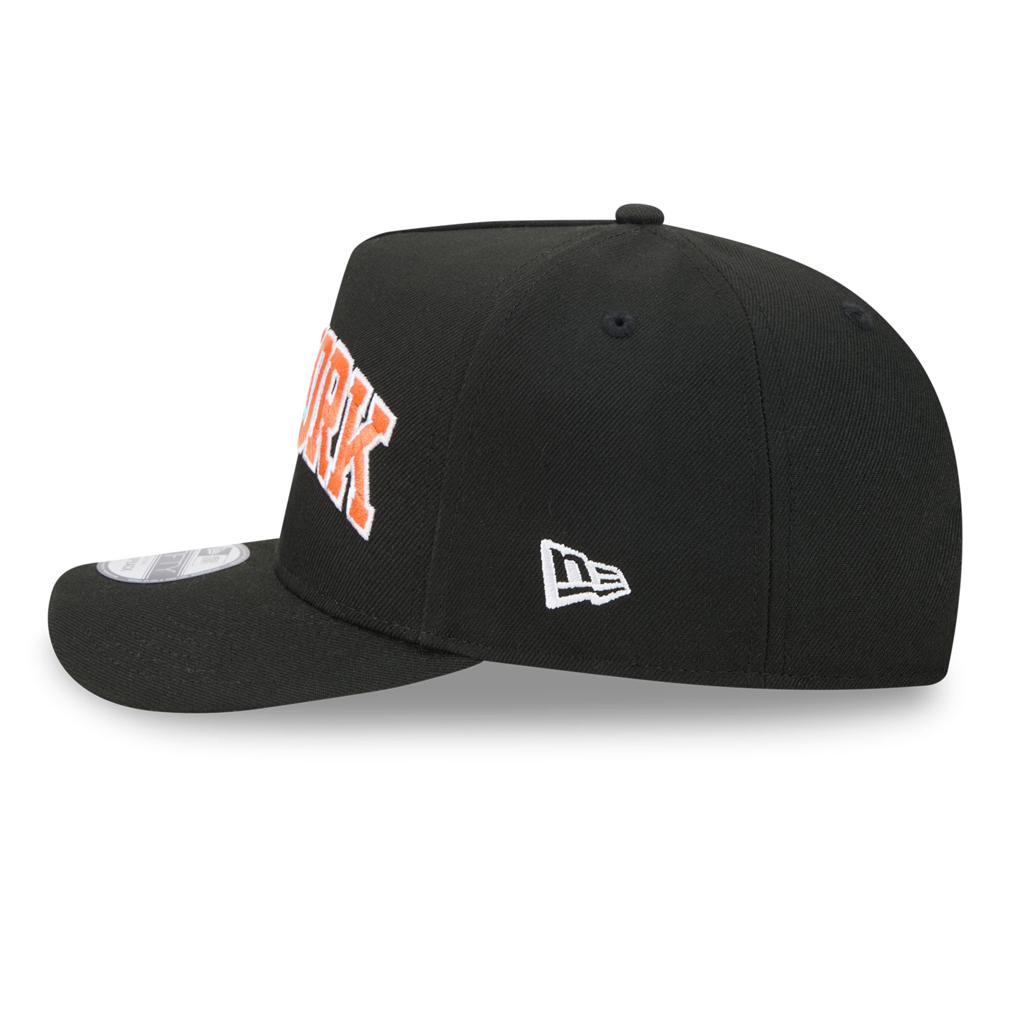 Casquette snapback New Era noire pour homme New York Knicks Curve Statue de la Liberté 9FIFTY