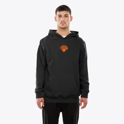 New York Knicks New Era Fan Front and Back Graphic Pullover Hoodie - Black
