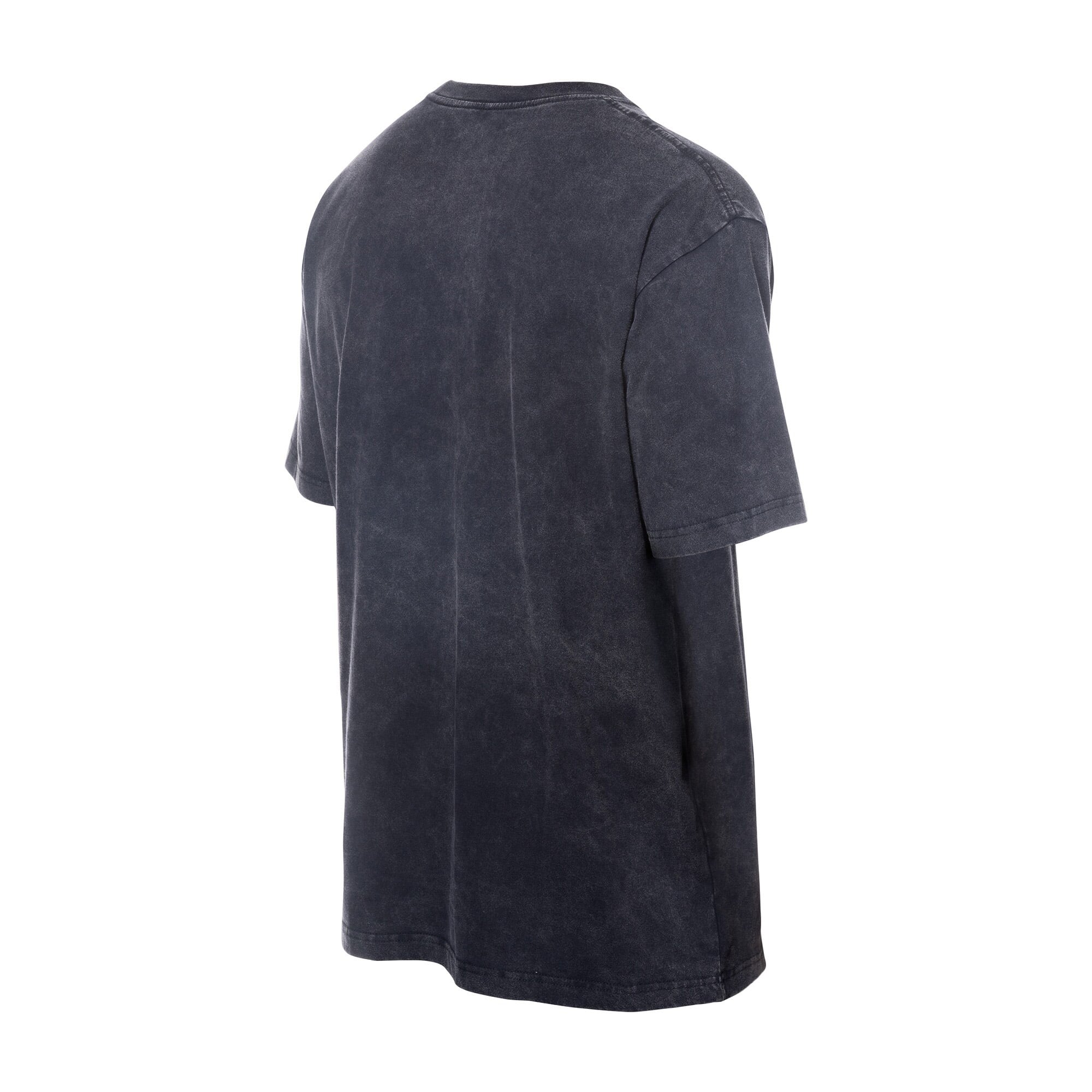 T-shirt New Era noir pour homme, collection York Knicks Lifestyle Capsule Lightning Round, délavage minéral
