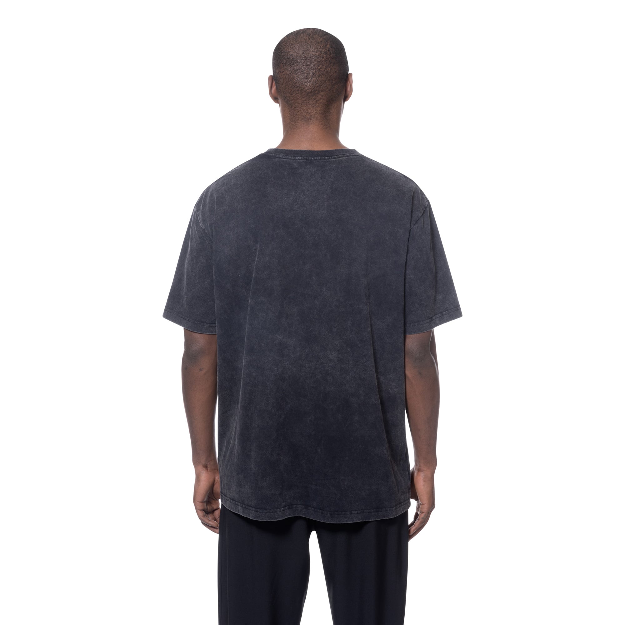 T-shirt Sport Classics noir délavé minéral New Era pour homme, York Knicks