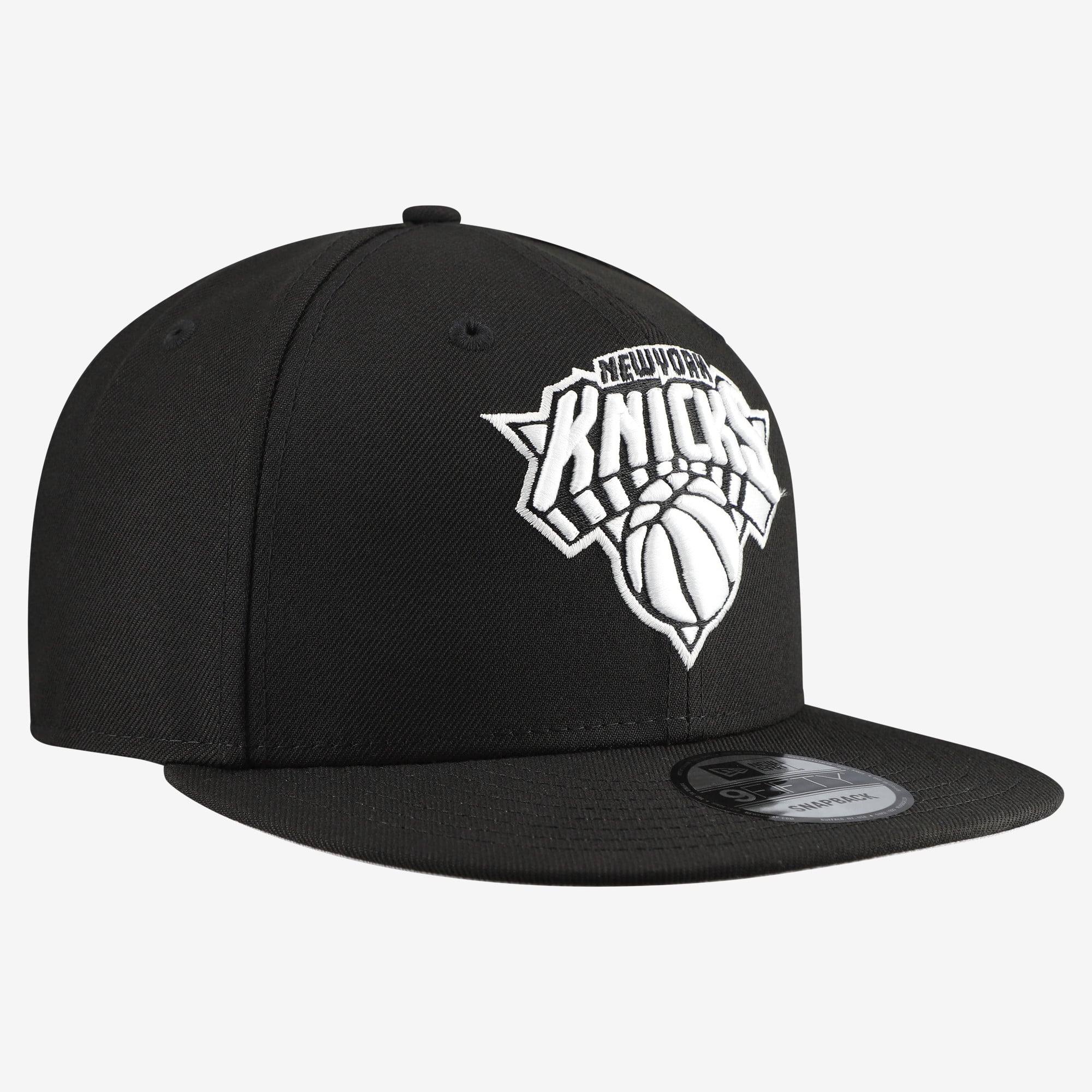 Men's New Era Black New York Knicks Team 9FIFTY Snapback Hat