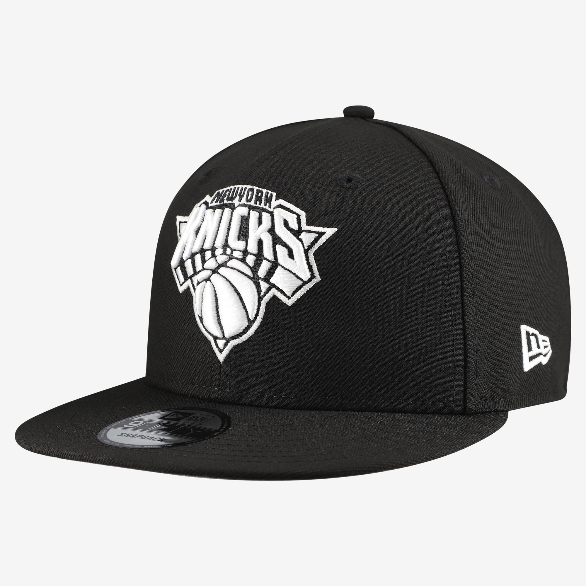 Men's New Era Black New York Knicks Team 9FIFTY Snapback Hat