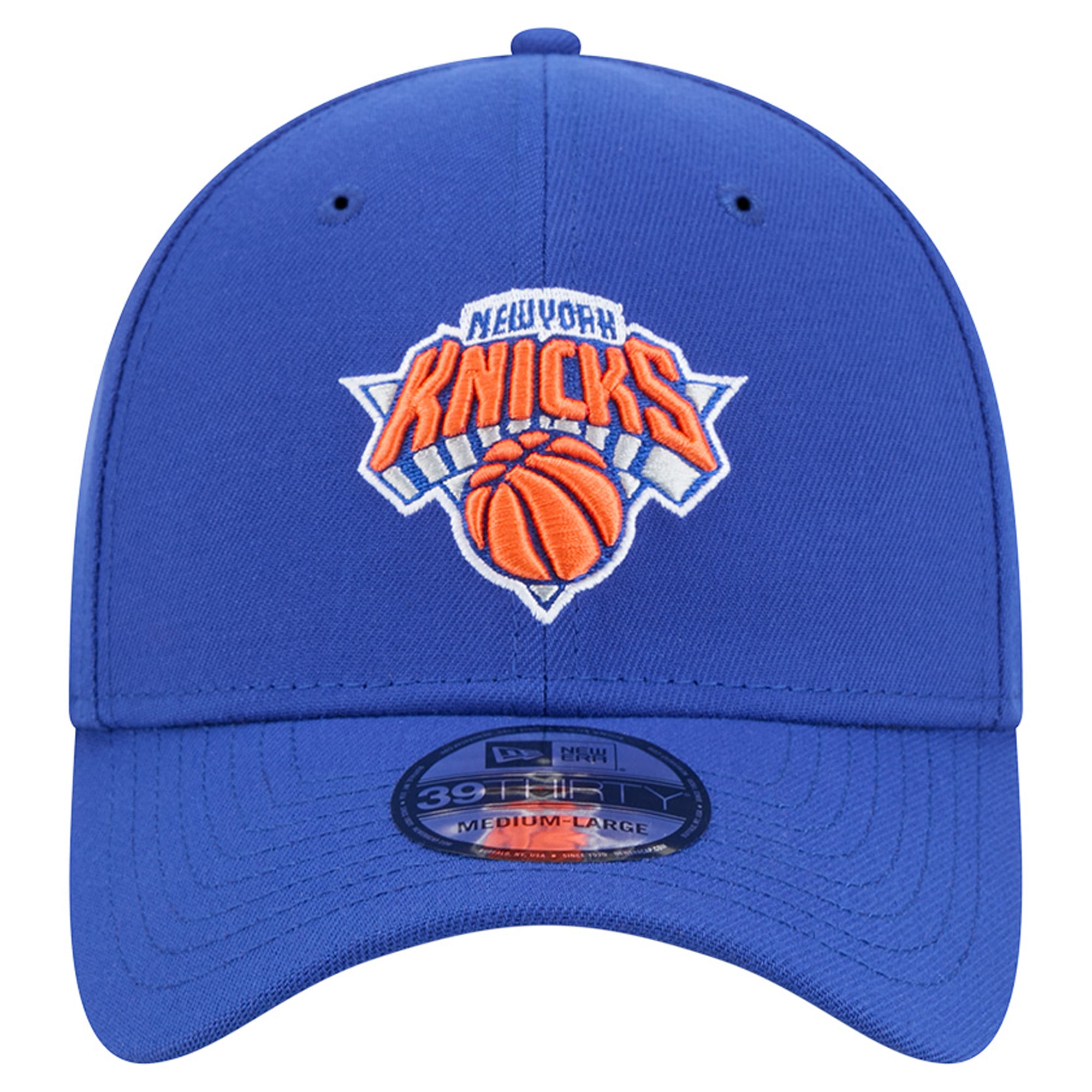 Casquette New Era bleue York Knicks 39THIRTY Flex pour homme