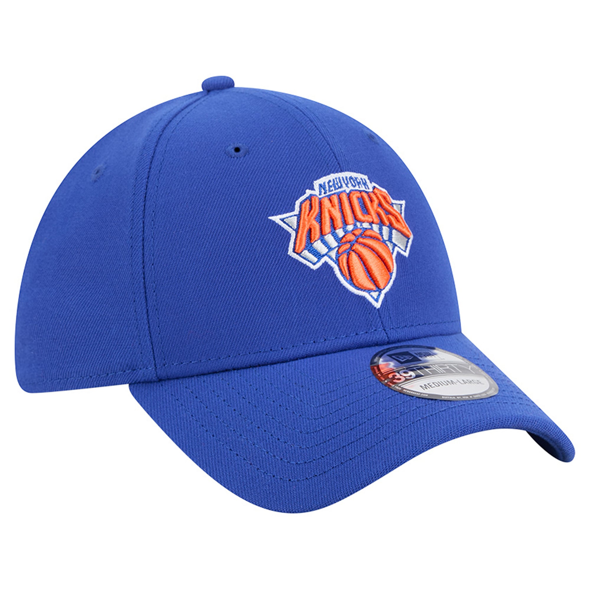 Casquette New Era bleue York Knicks 39THIRTY Flex pour homme