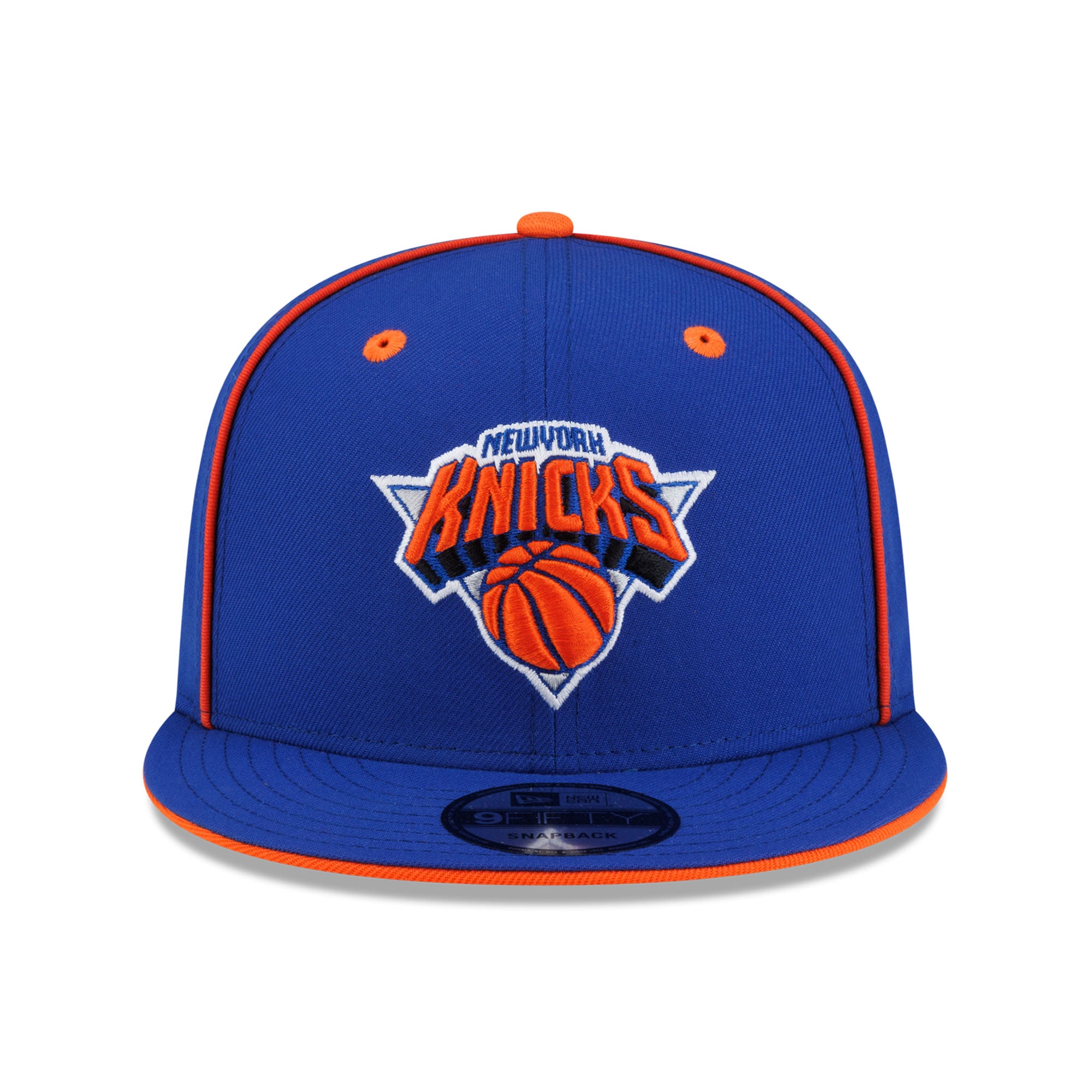 Casquette New Era 9FIFTY Flip Snapback bleue pour homme, New Era New York Knicks