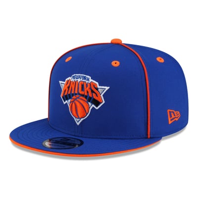  New York Knicks New Era 9FIFTY Flip Snapback Hat - Blue