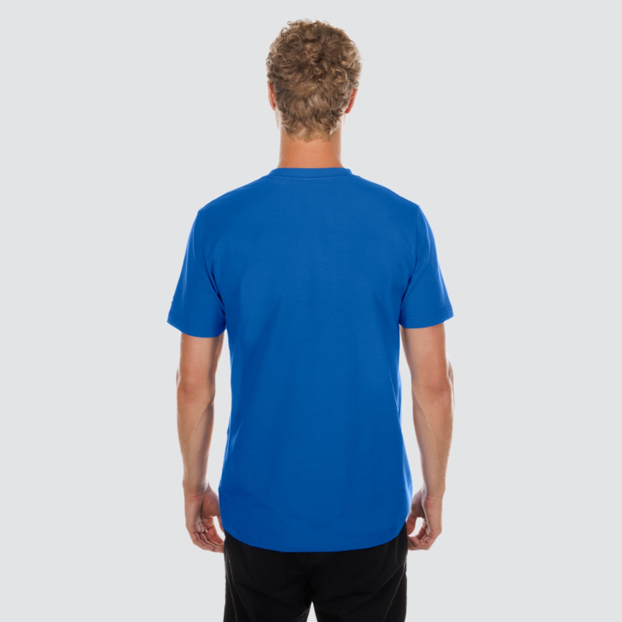 Men's New Era  Blue York Knicks Laurel Crest Flocking T-Shirt