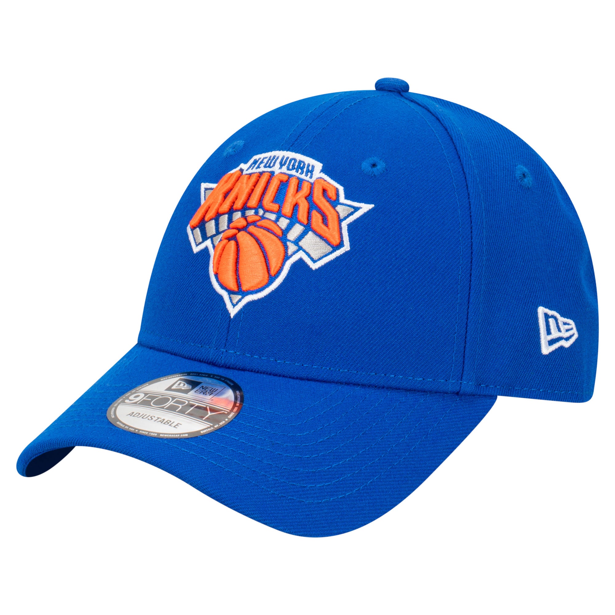 Men's New Era Blue New York Knicks Team 9FORTY Adjustable Hat