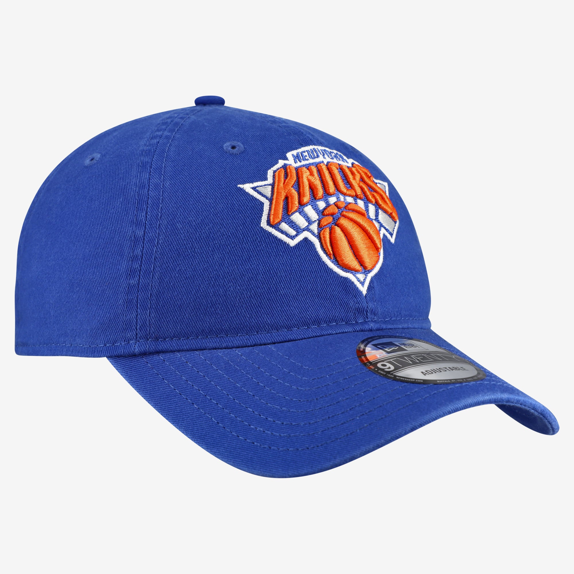 Casquette ajustable New Era bleue pour homme New York Knicks Team 9TWENTY