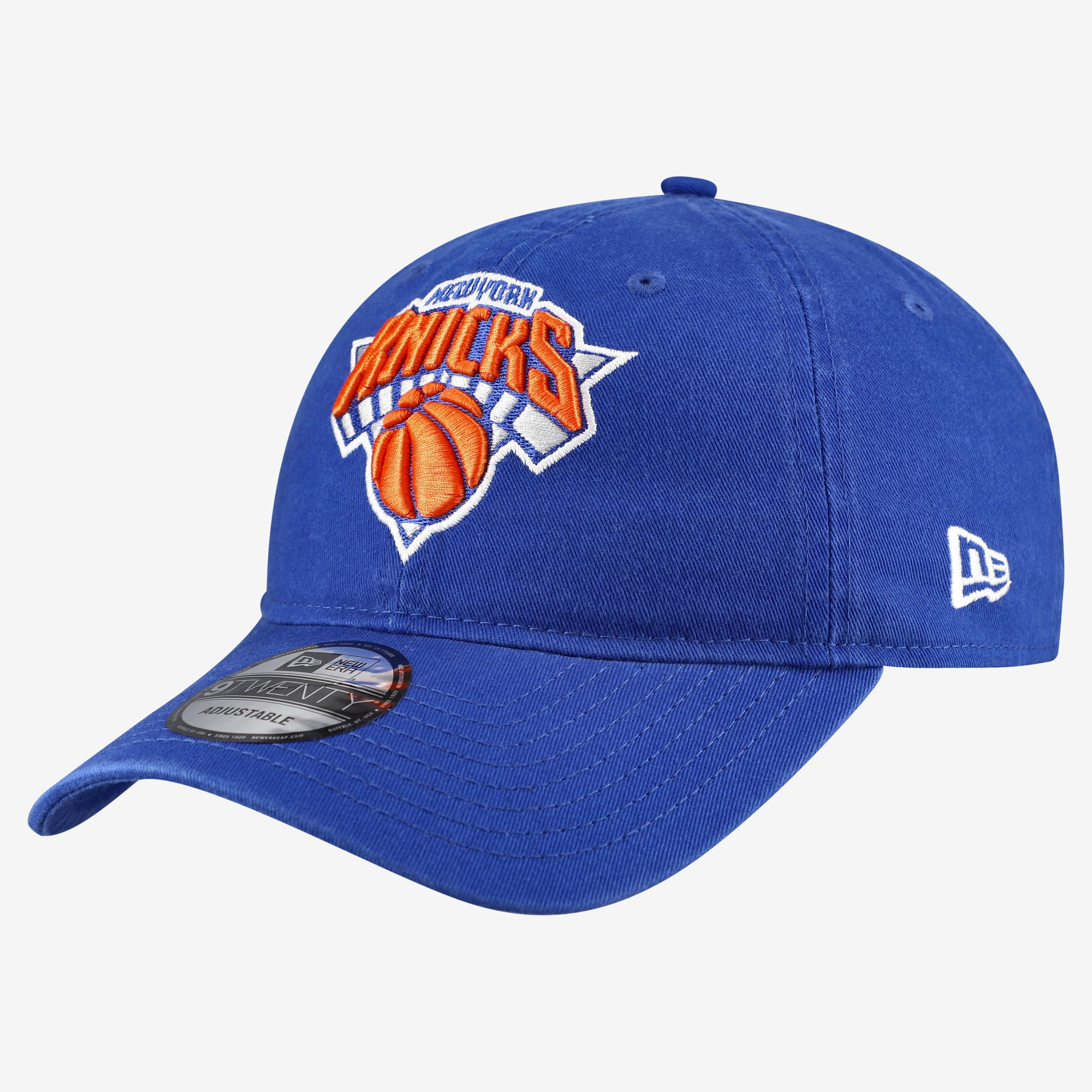 Men's New York Knicks  New Era Blue Team 9TWENTY Adjustable Hat