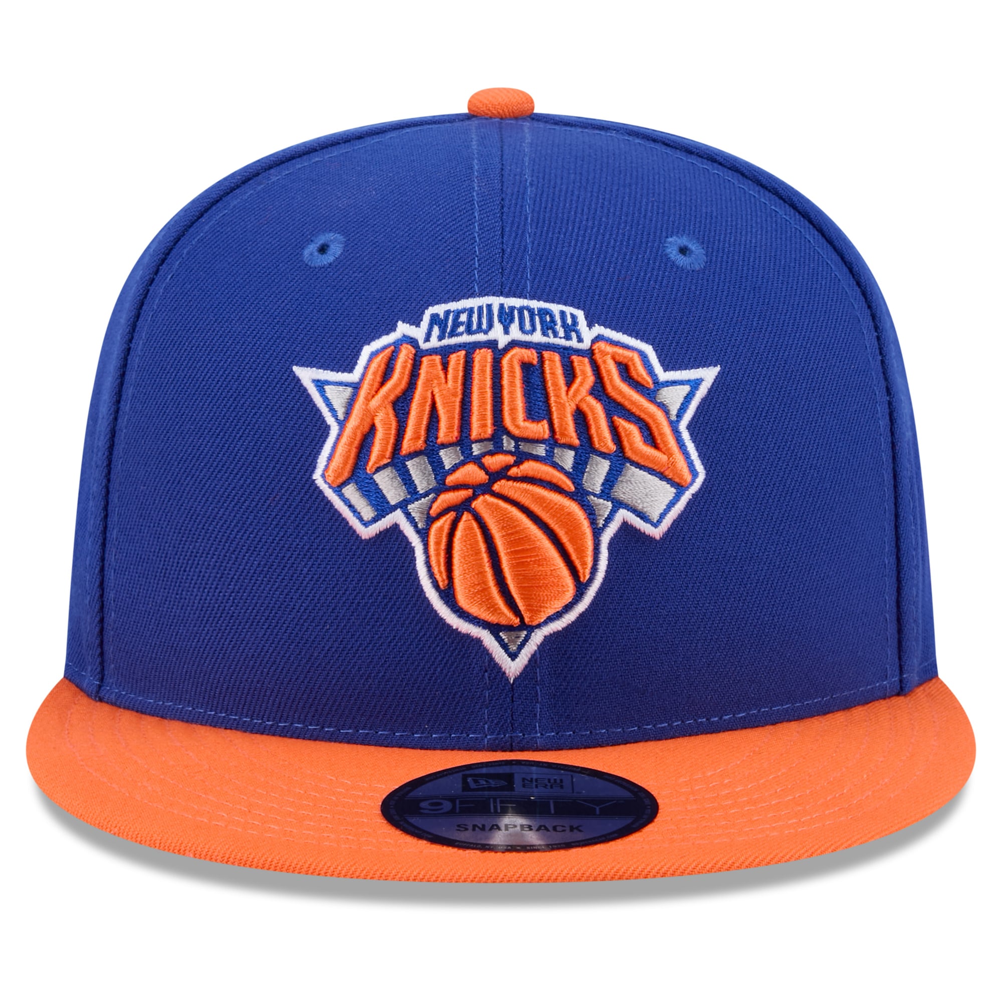Men's New Era  Blue New York Knicks Two-Tone 9FIFTY Snapback Hat
