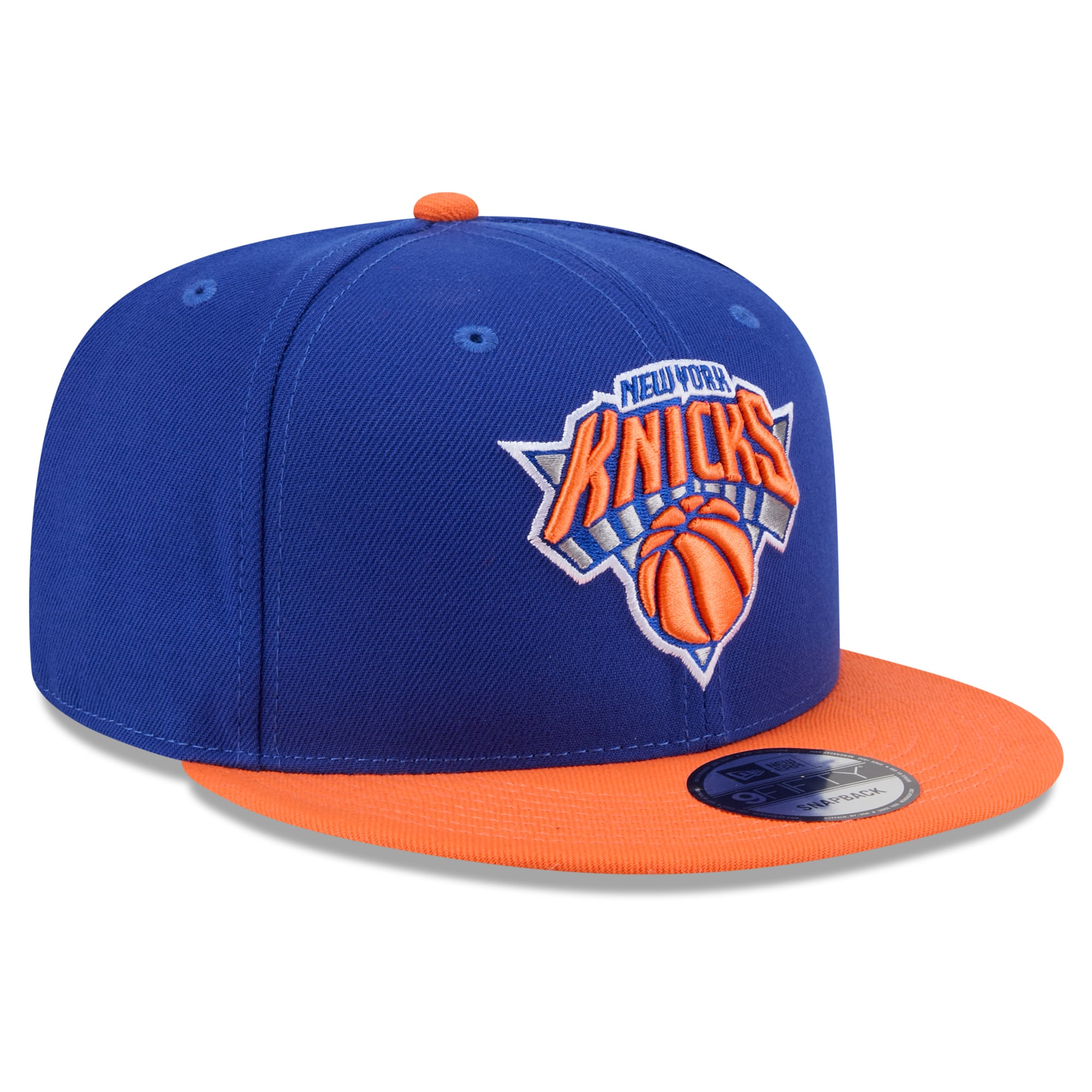 Men's New Era  Blue New York Knicks Two-Tone 9FIFTY Snapback Hat