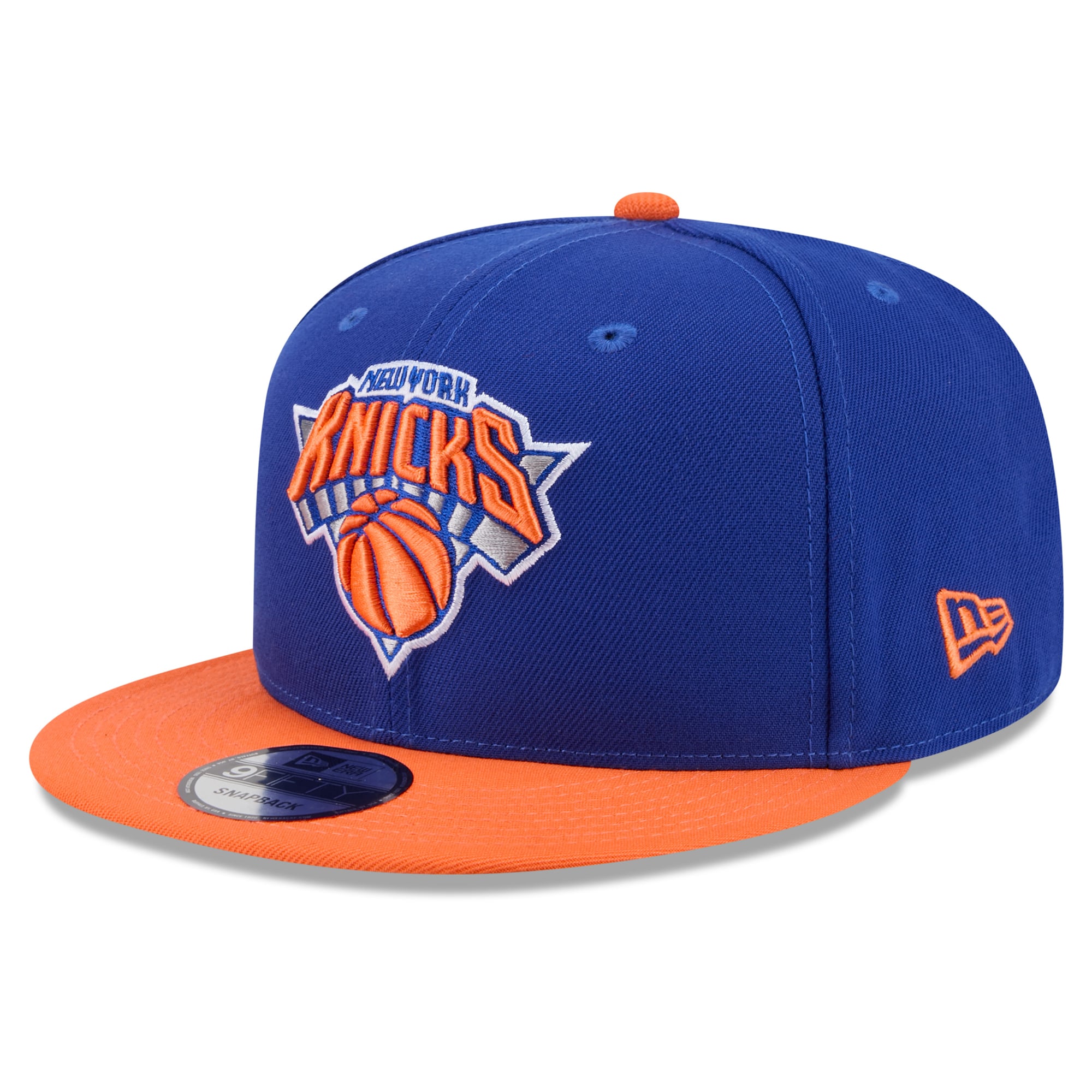 Men's New Era  Blue New York Knicks Two-Tone 9FIFTY Snapback Hat