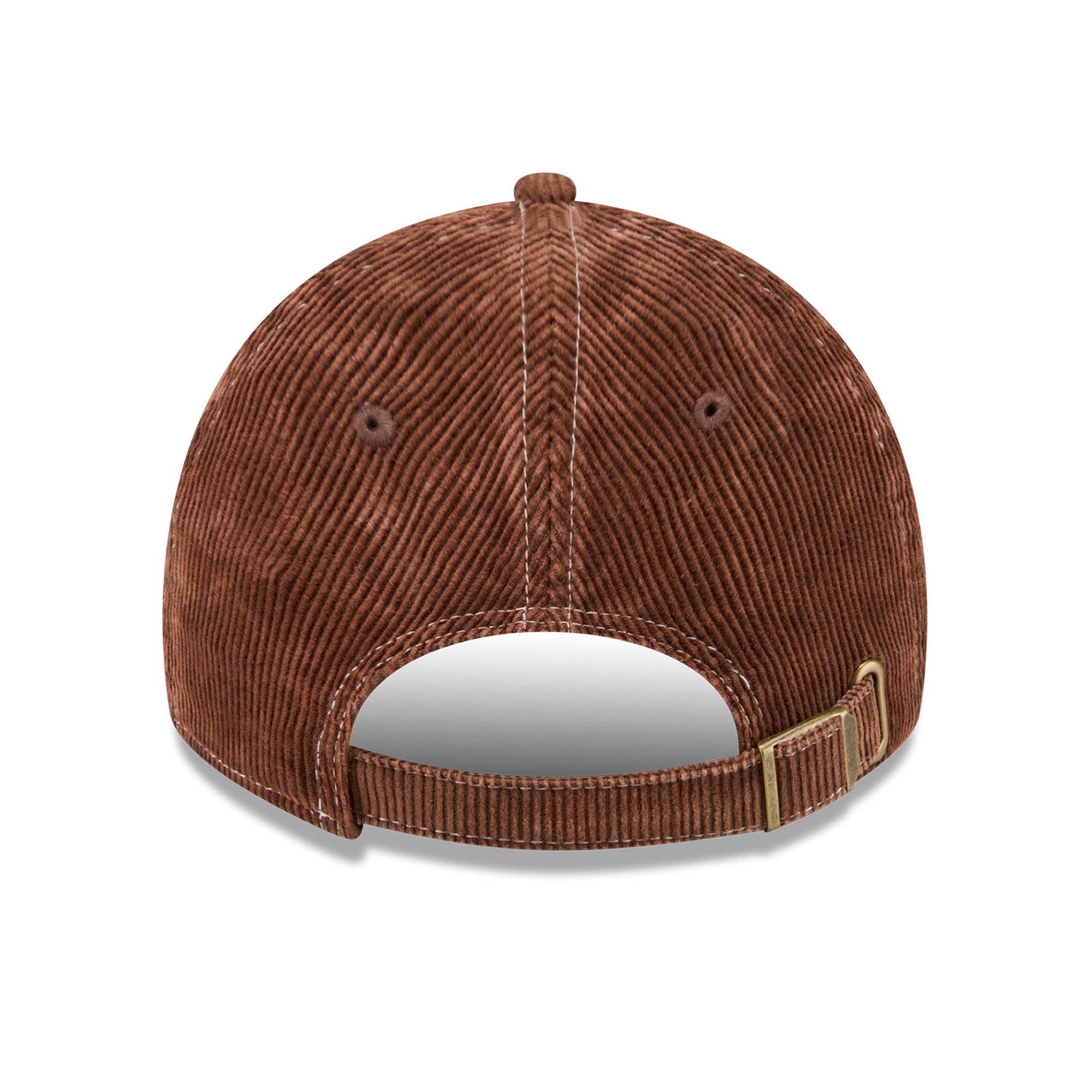 Casquette New Era marron pour homme, New York Knicks, en velours côtelé, style classique décontracté et ajustable