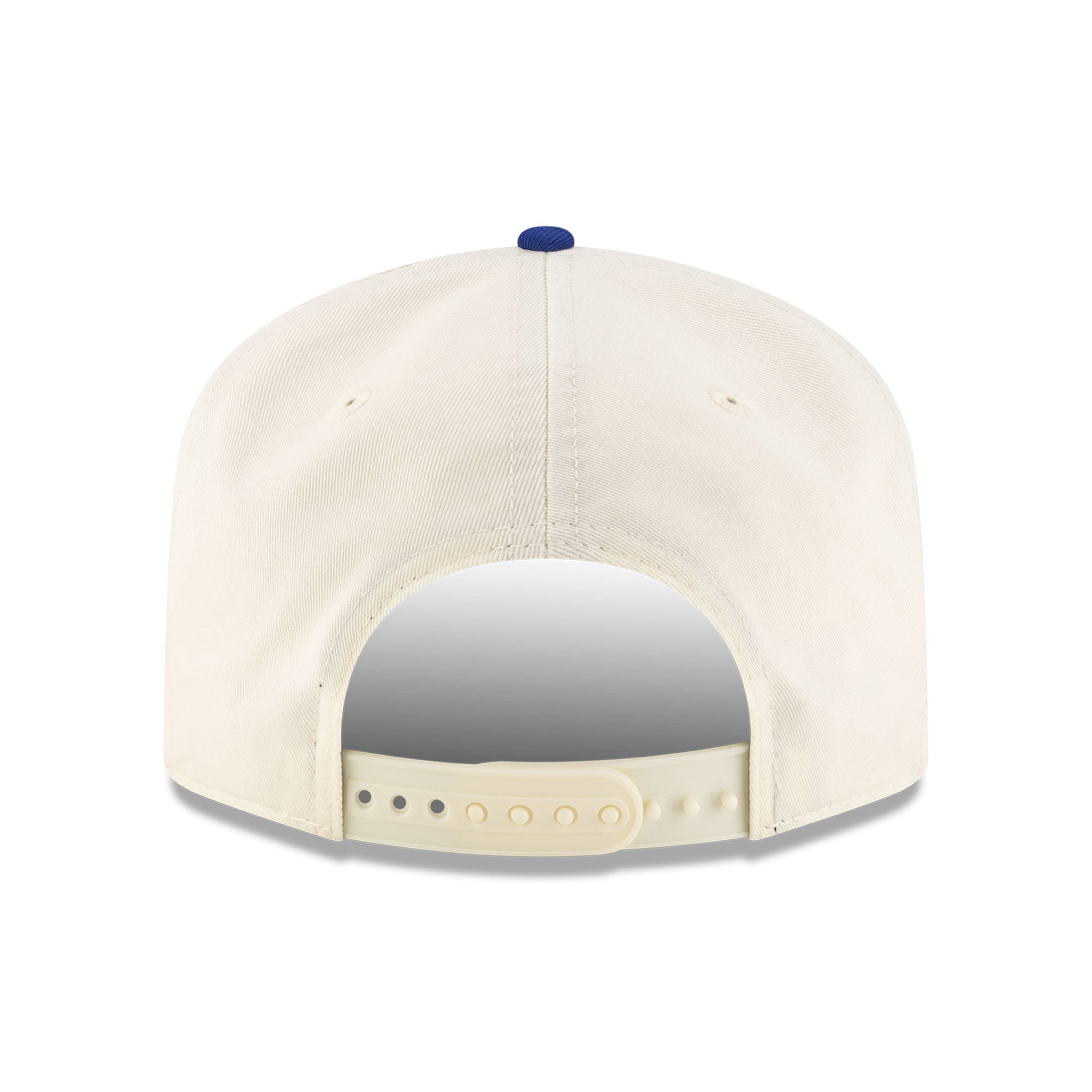 Casquette ajustable New Era crème New York Knicks avec logo chromé