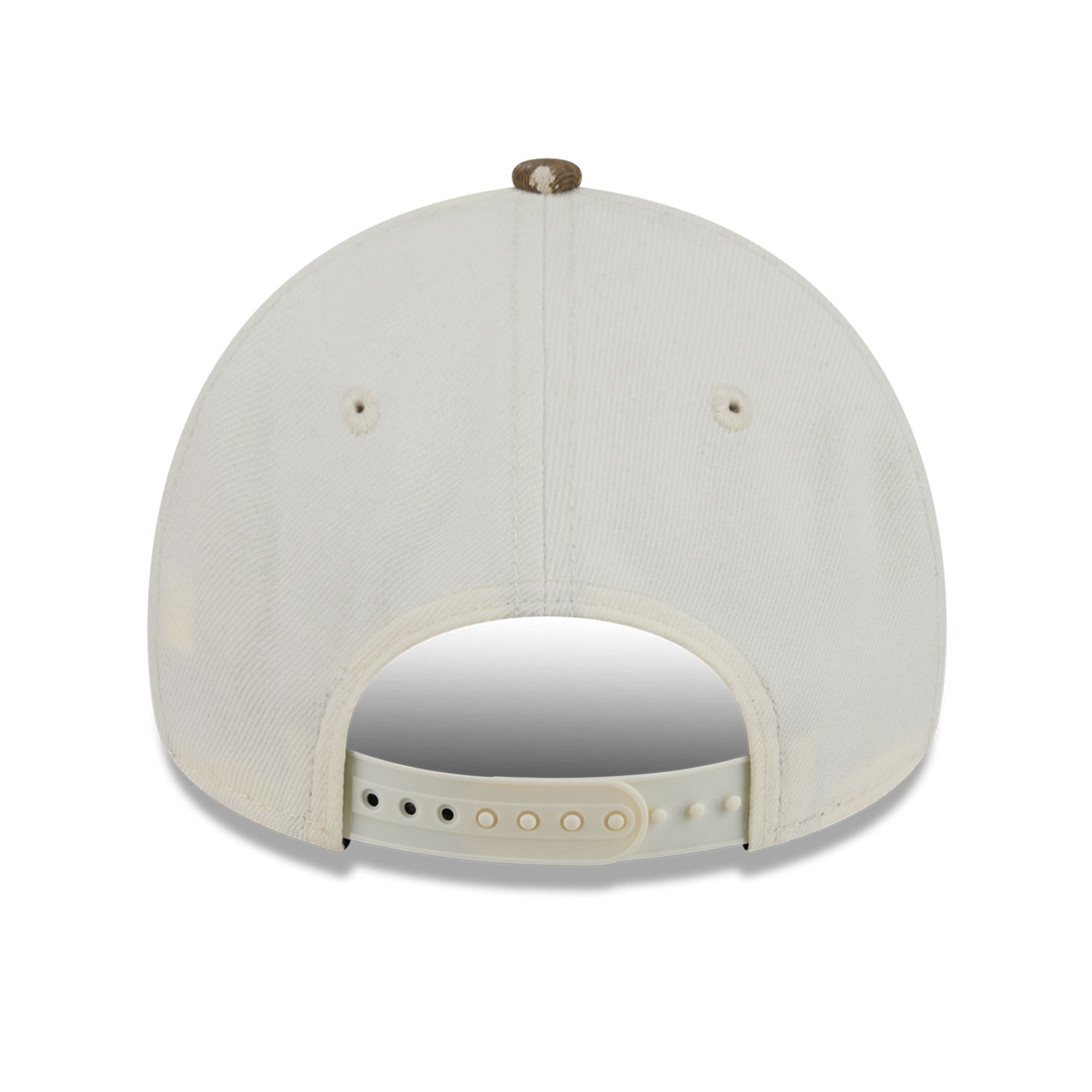 Casquette ajustable New Era 9FORTY A-Frame crème/camouflage New York Knicks Rose Banner pour homme
