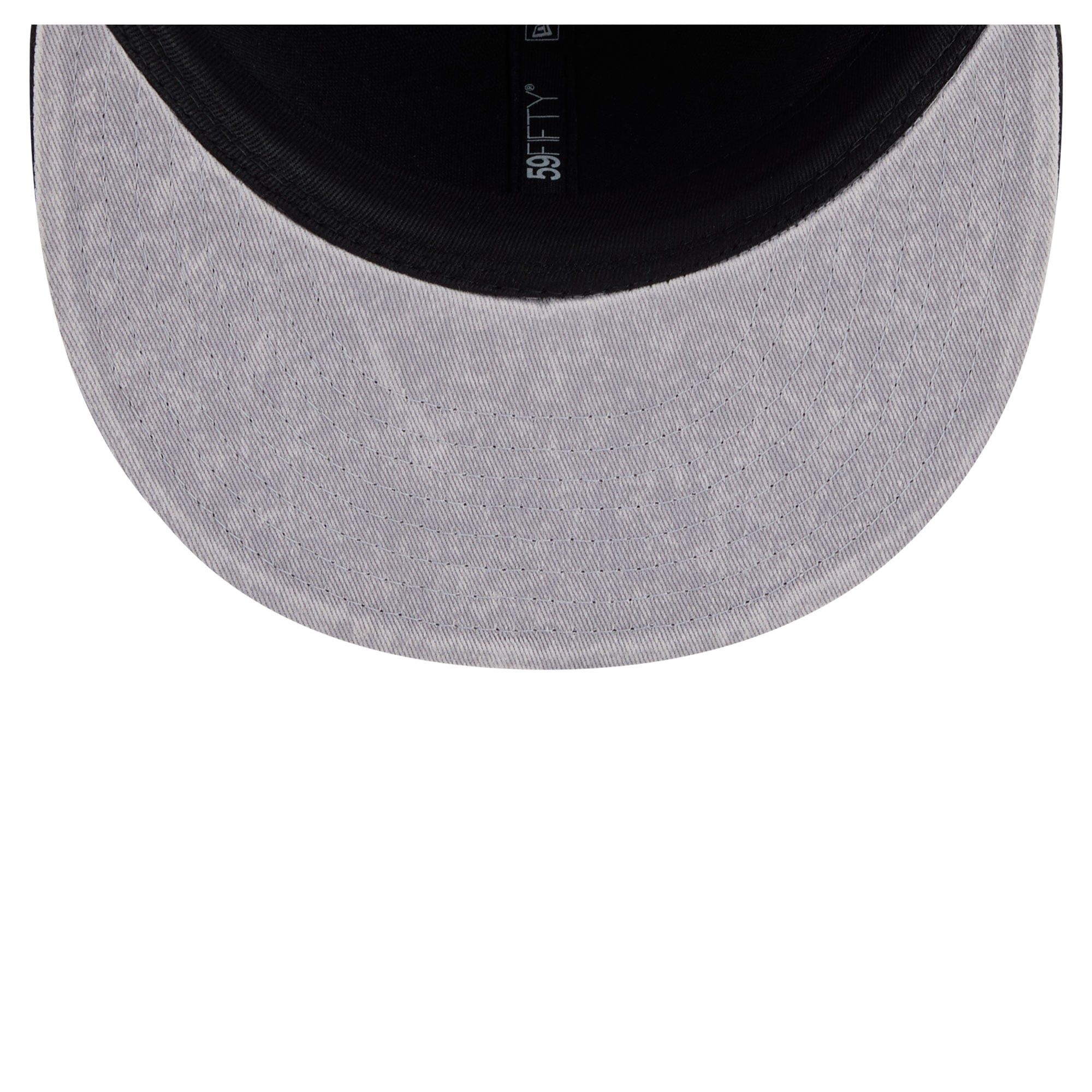 Men's New Era Gray/Black York Knicks Washed 59FIFTY Fitted Hat