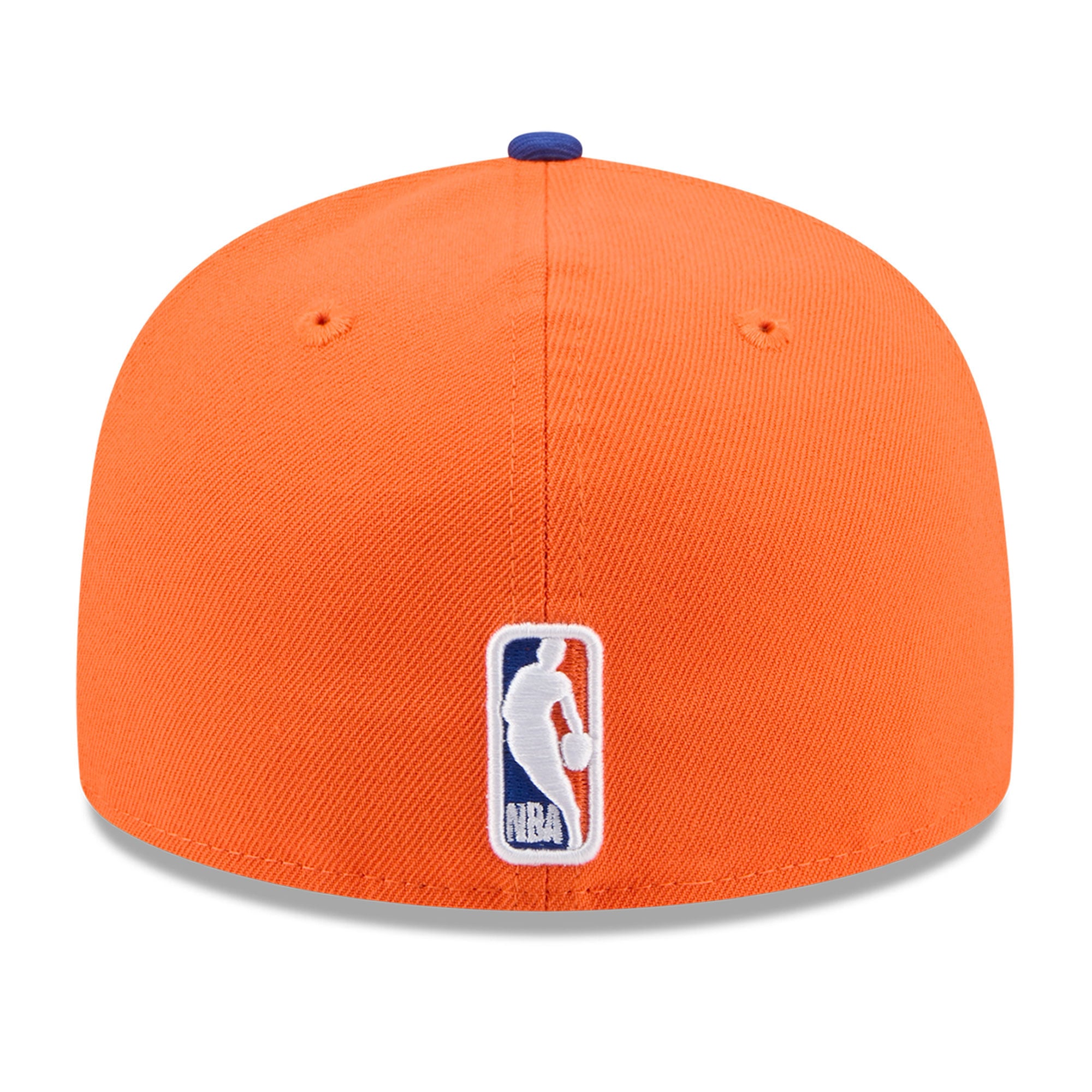 Men's New Era Orange York Knicks Two-Tone 59FIFTY Fitted Hat