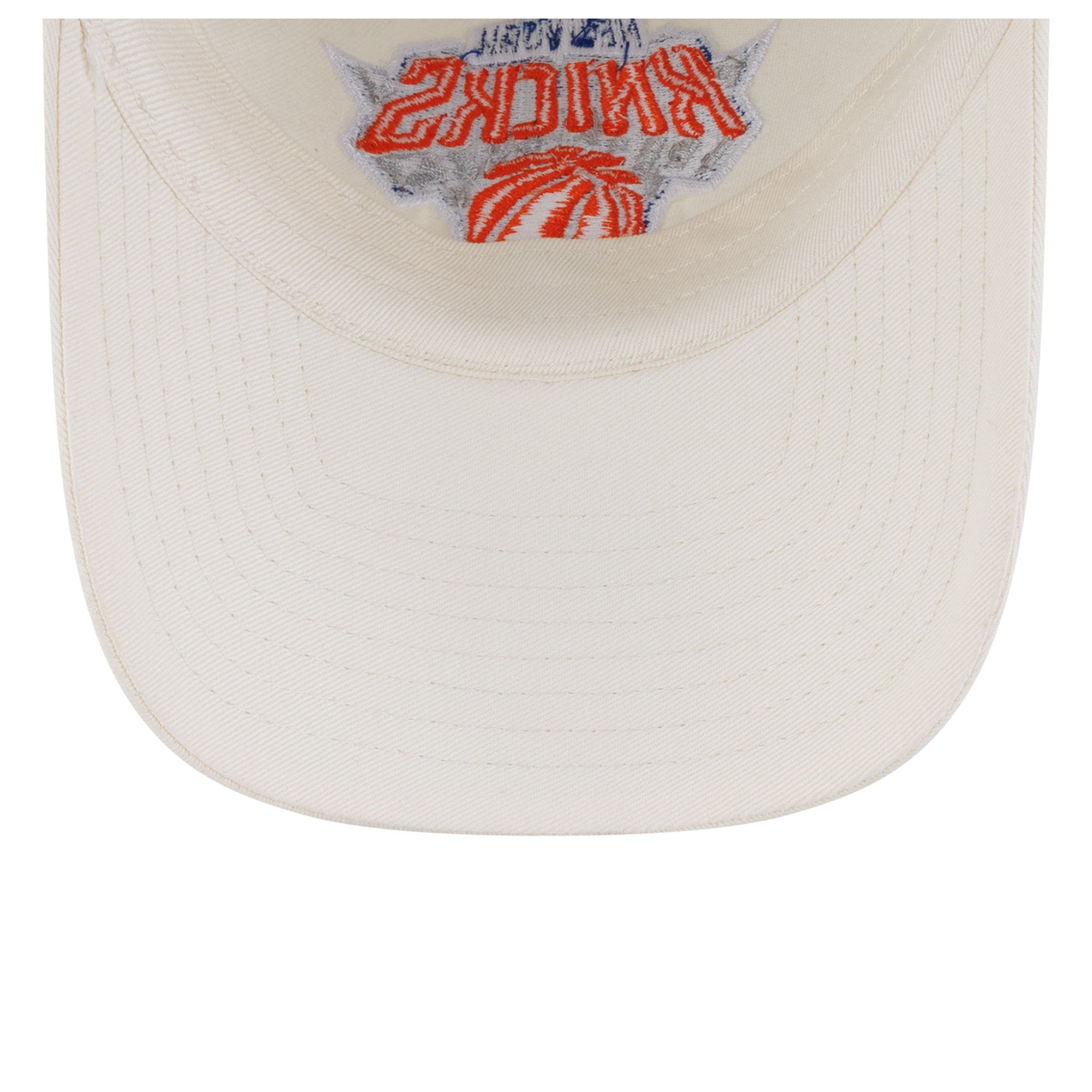 Casquette ajustable New Era blanche New York Knicks pour homme