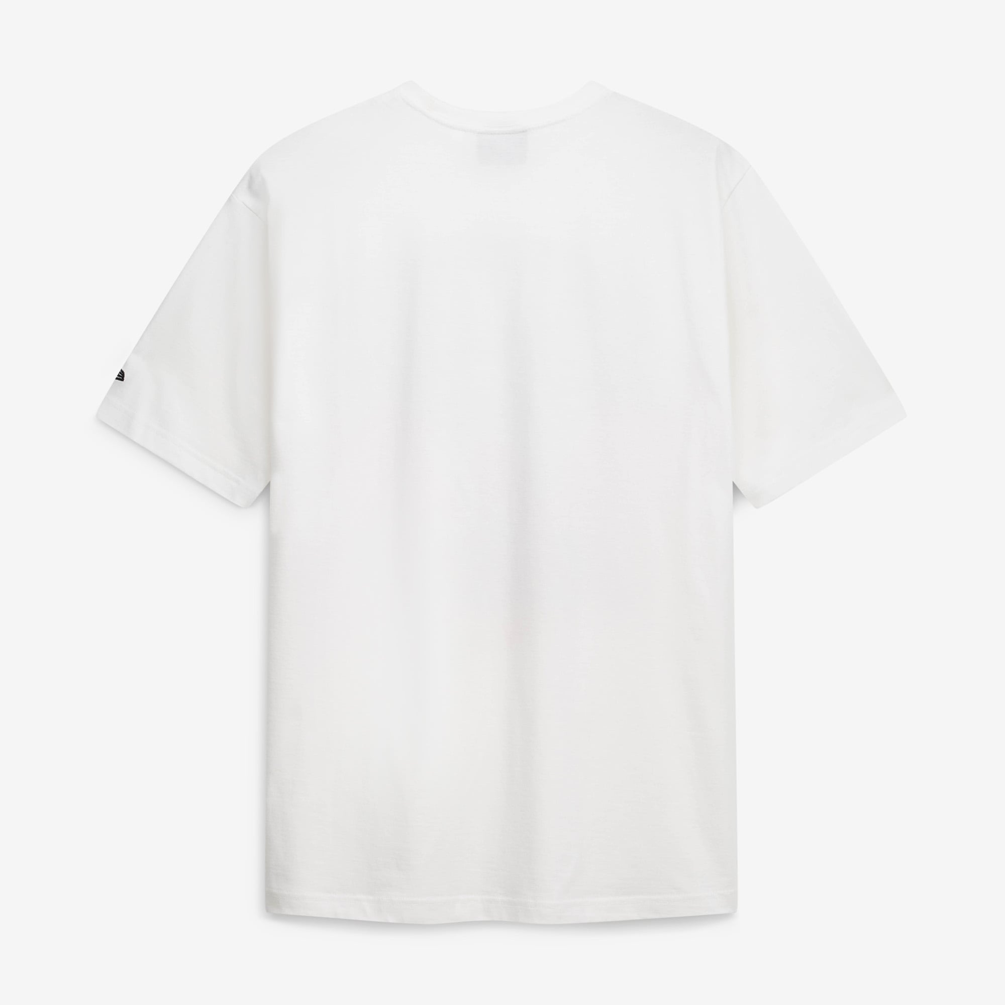 T-shirt New Era blanc pour homme York Knicks Lifestyle Capsule Basketball on Fire