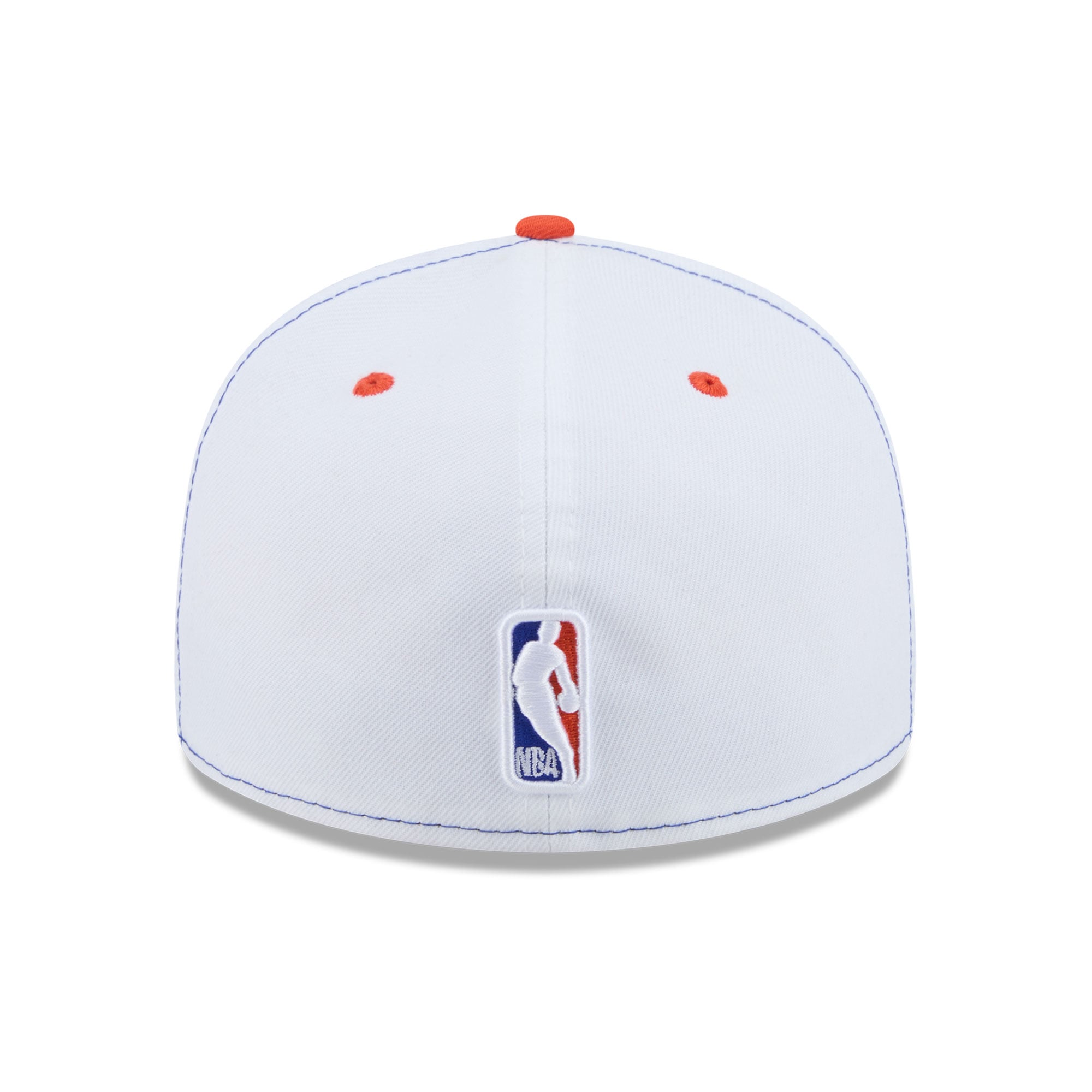 Men's New Era White/Orange York Knicks Empire 59FIFTY Fitted Hat
