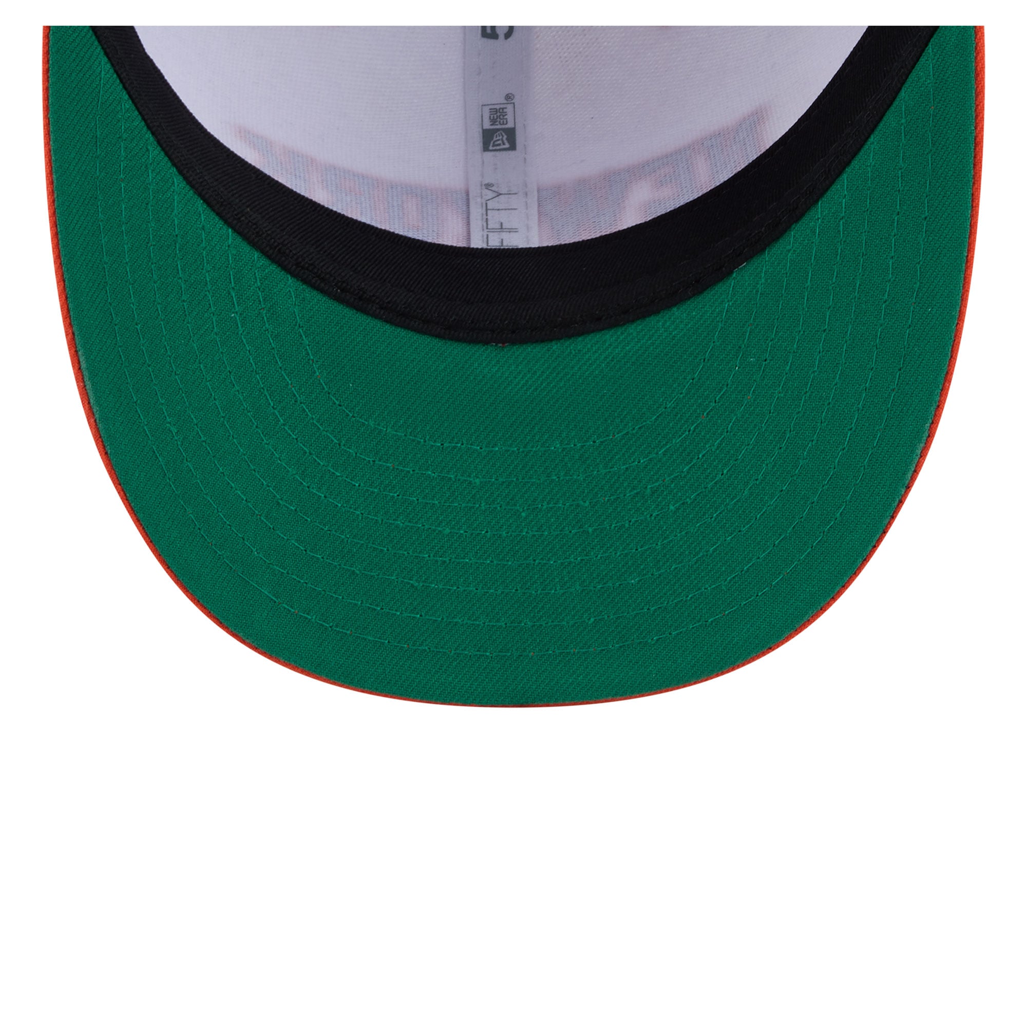 Men's New Era White/Orange York Knicks Empire 59FIFTY Fitted Hat