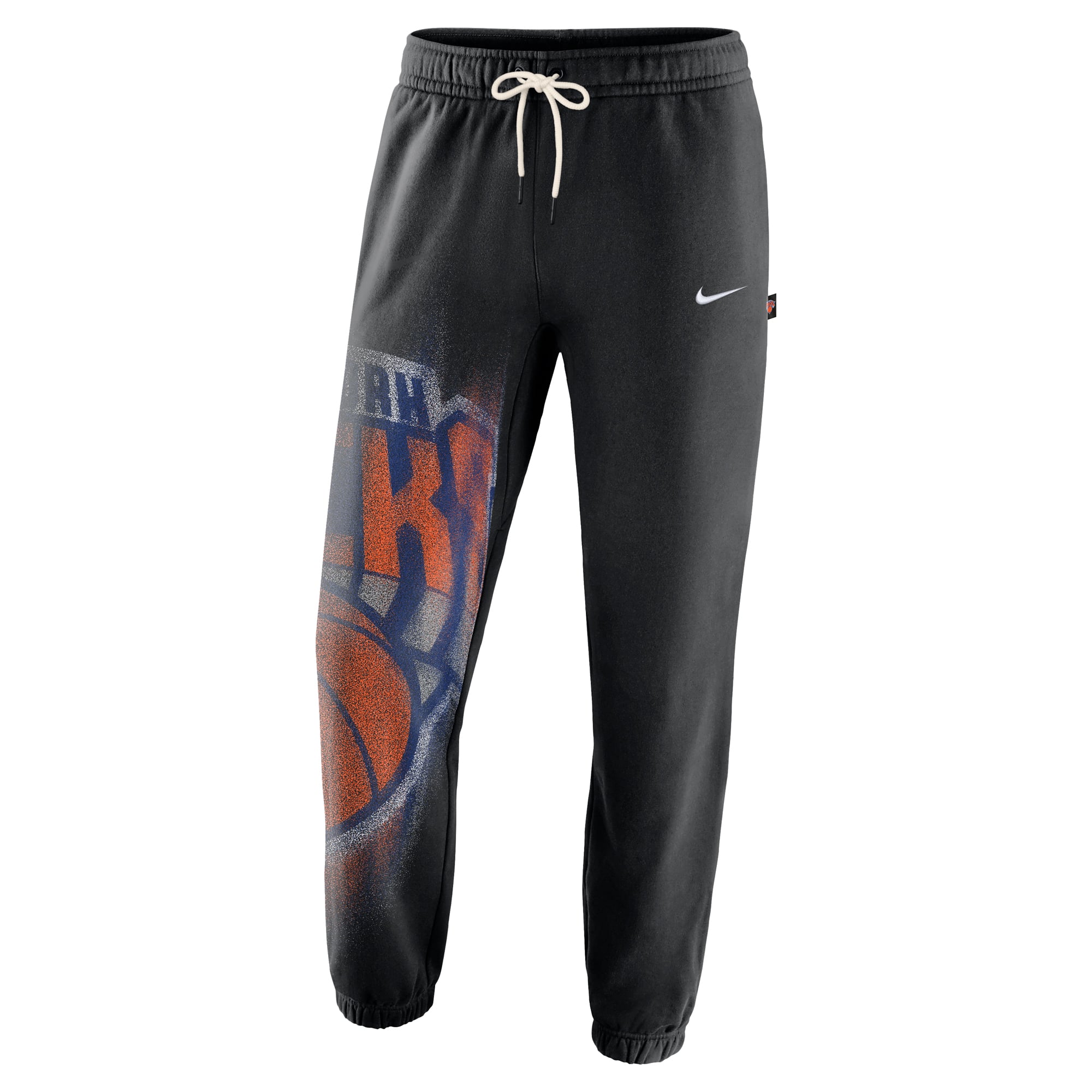 Pantalon de survêtement fuselé Nike New York Knicks 2026 Standard Issue Icon Fleece noir pour homme