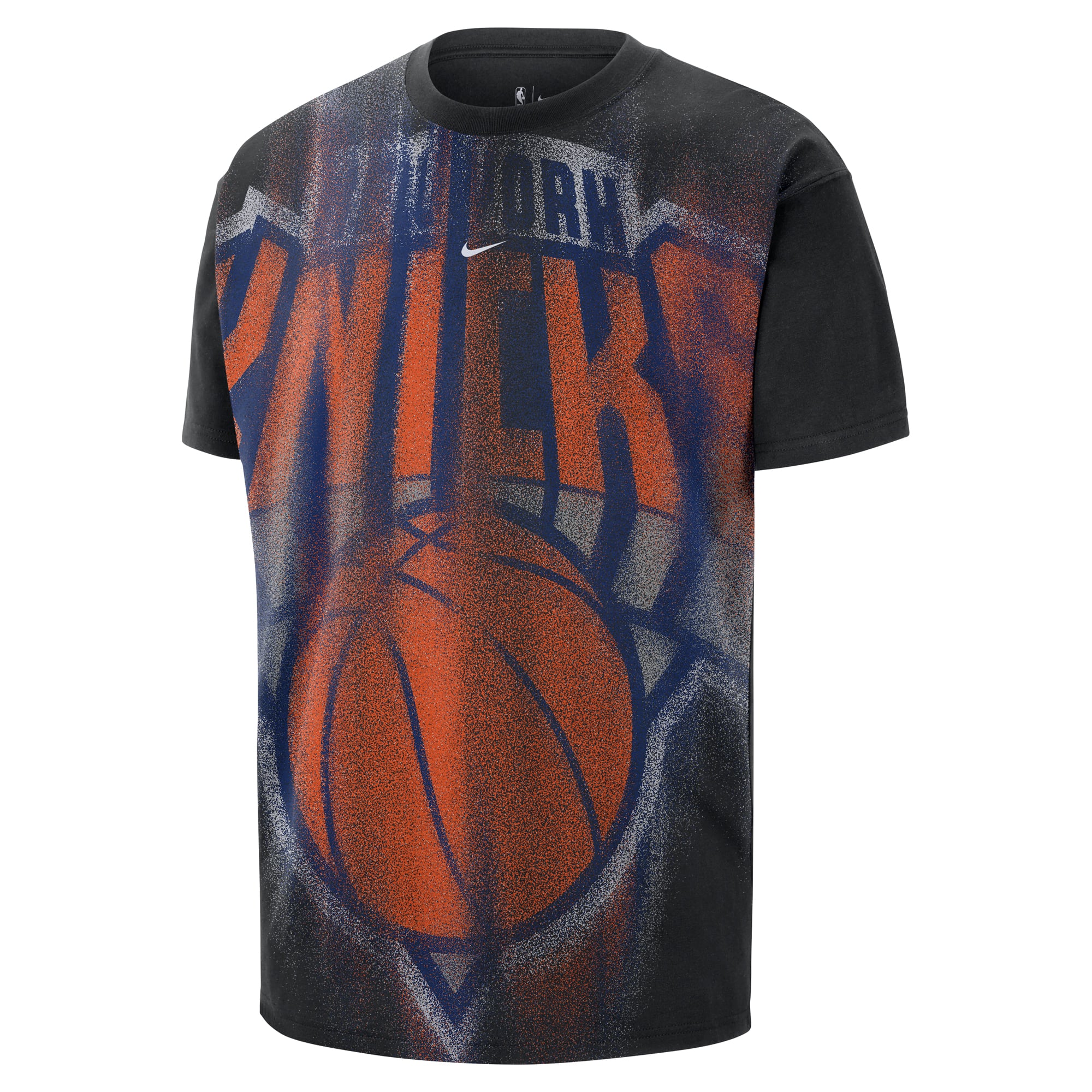 T-shirt d'entraînement Nike noir New York Knicks 2026 Standard Issue pour homme