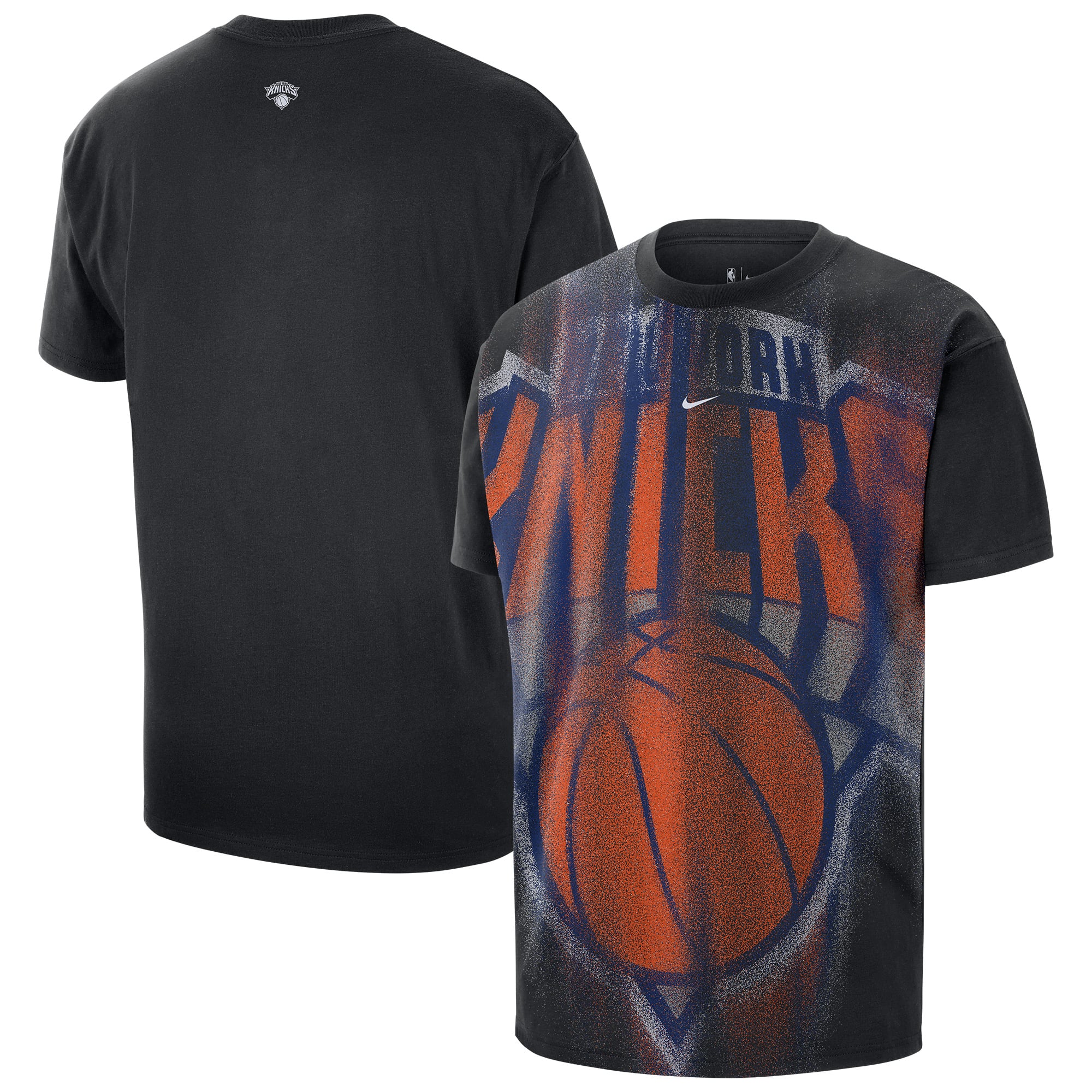 T-shirt d'entraînement Nike noir New York Knicks 2026 Standard Issue pour homme