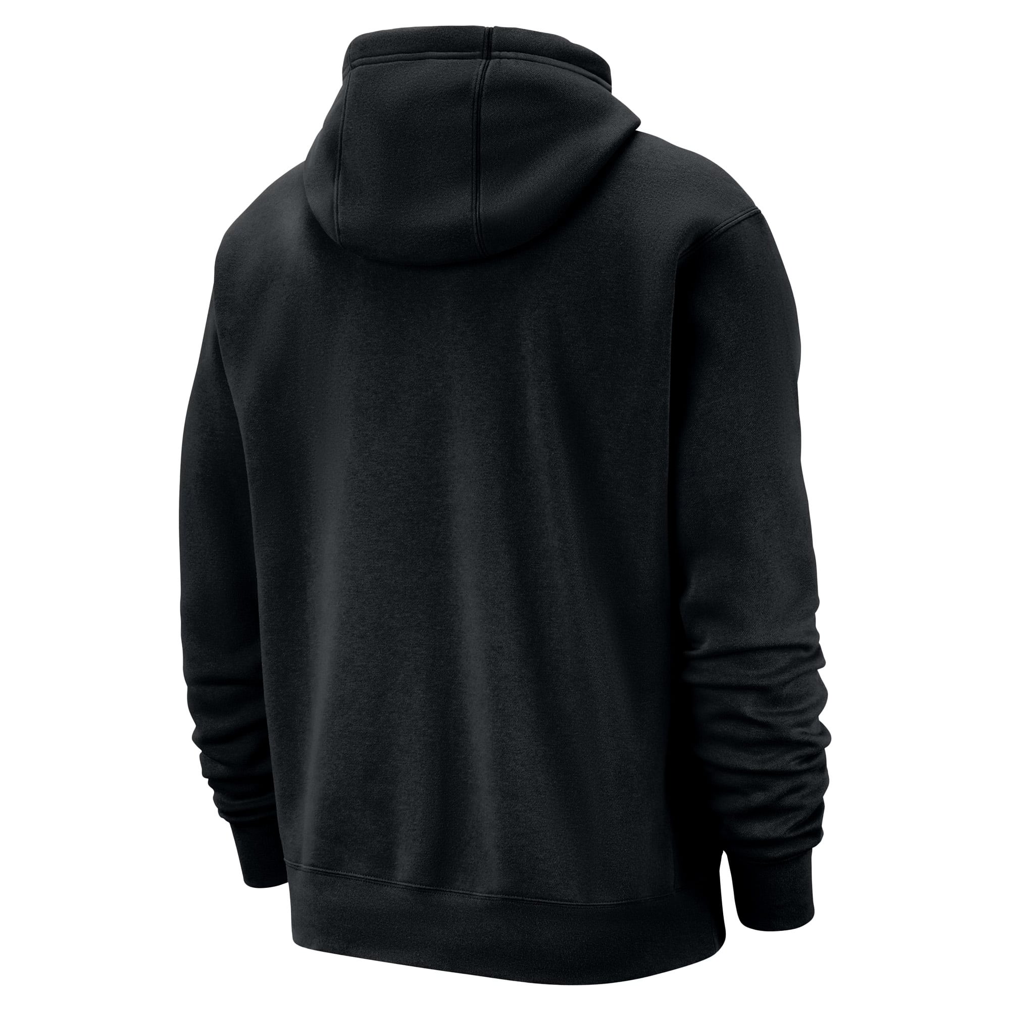 Men's Nike Black New York Knicks Courtside Club Pullover Hoodie