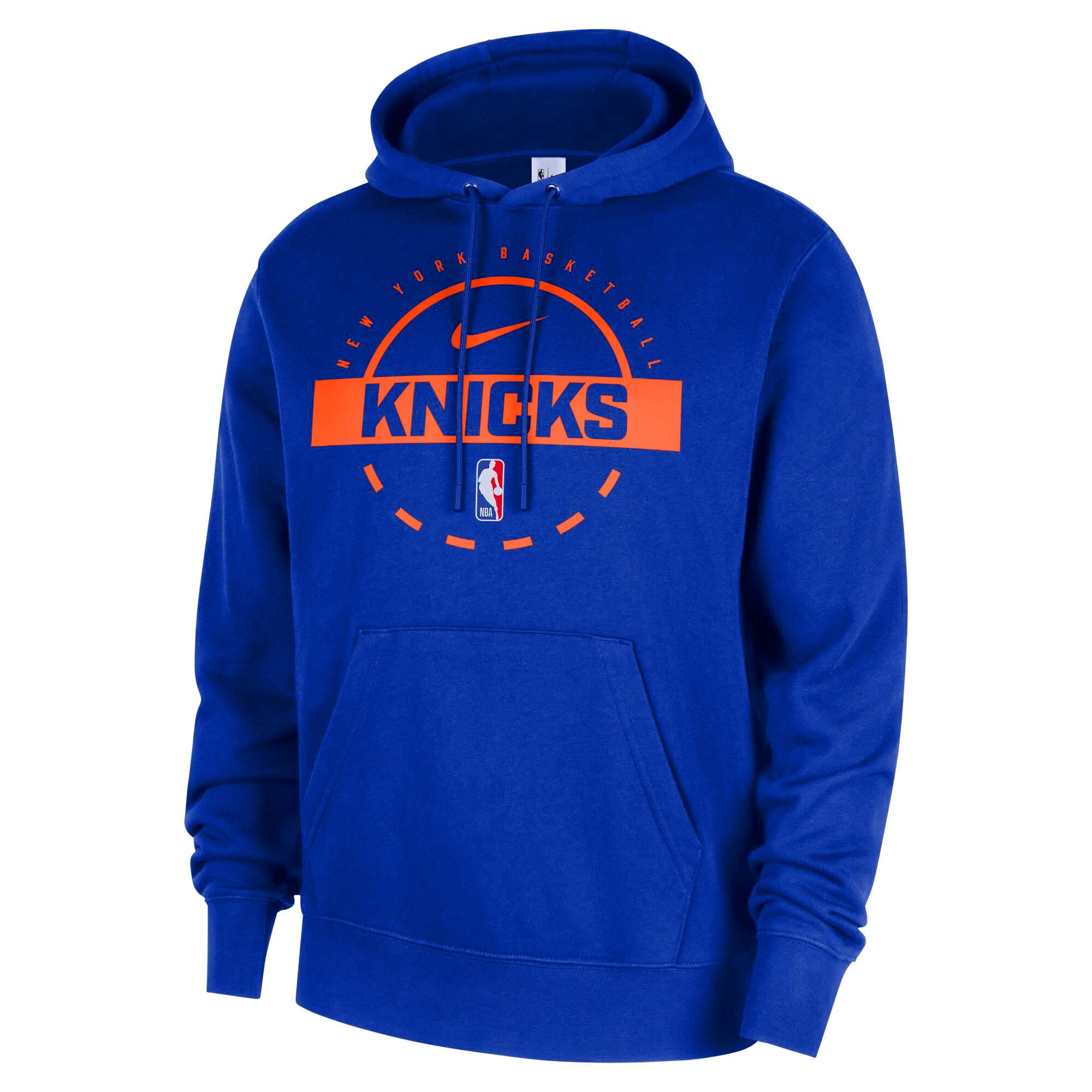 Sweat à capuche Nike bleu New York Knicks 2025/26 Authentic Practice Club pour homme