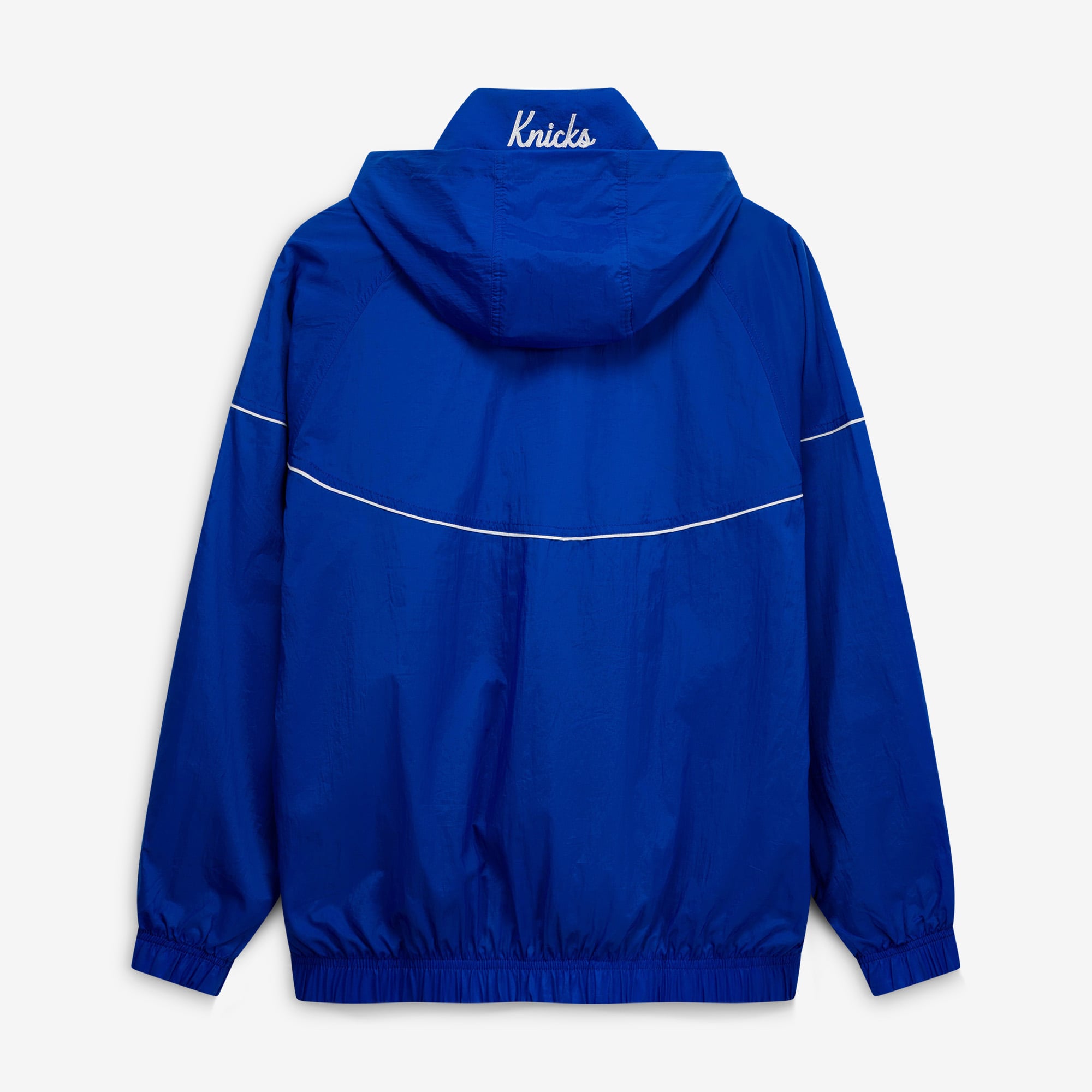 Veste coupe-vent tissée à demi-zip Nike Courtside Windrunner bleue pour homme