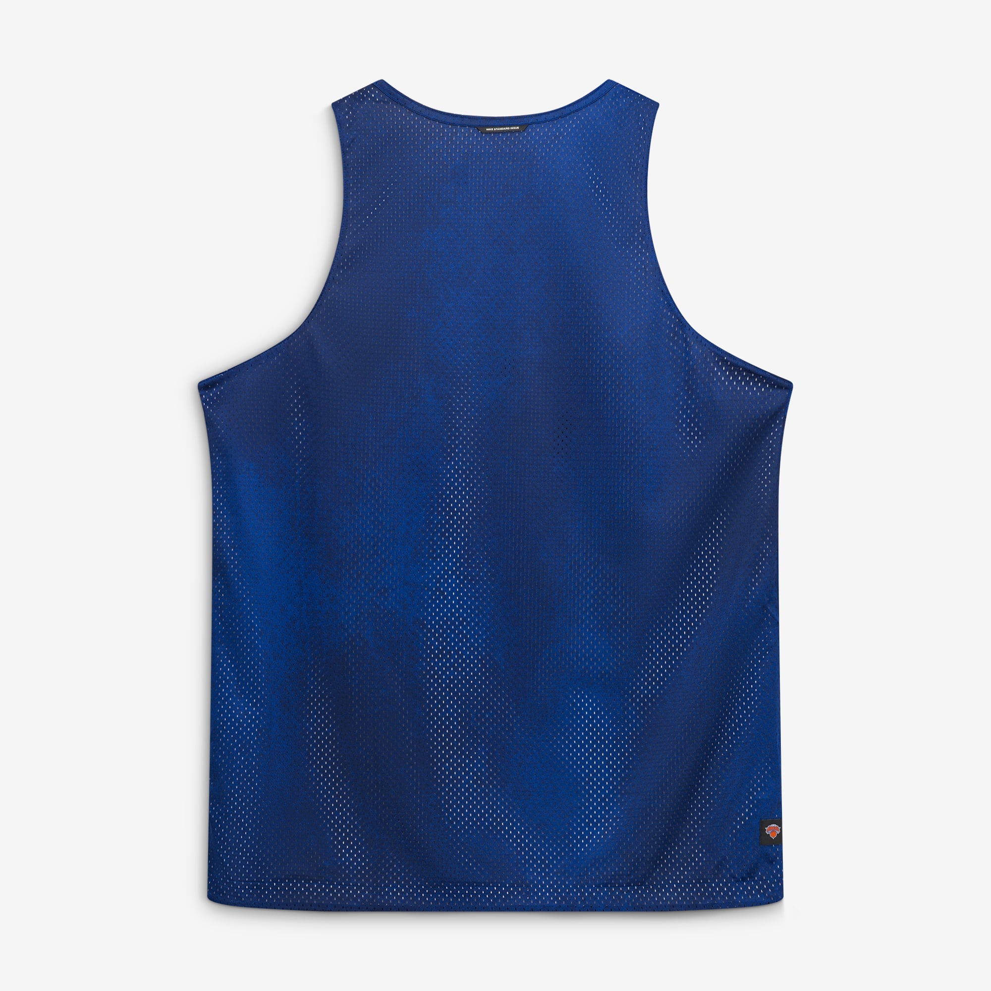 Maillot réversible Nike bleu/blanc New York Knicks 2026 Standard Issue Practice Icon Mesh pour homme