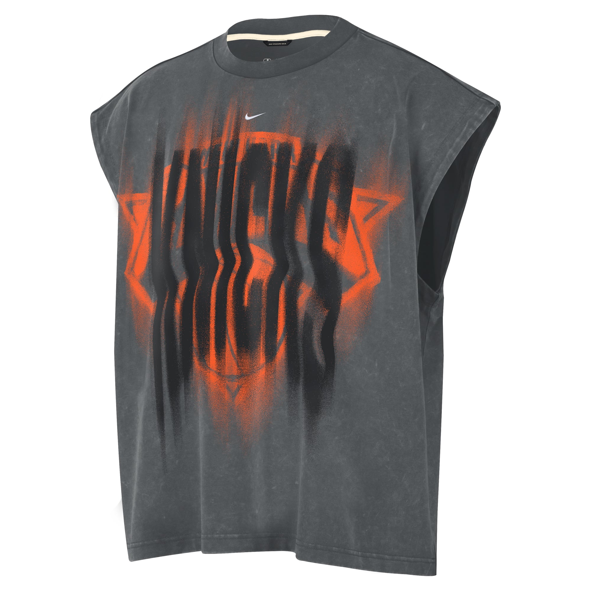 Débardeur d'avant-match Nike Charcoal New York Knicks 2026 Standard Issue pour homme