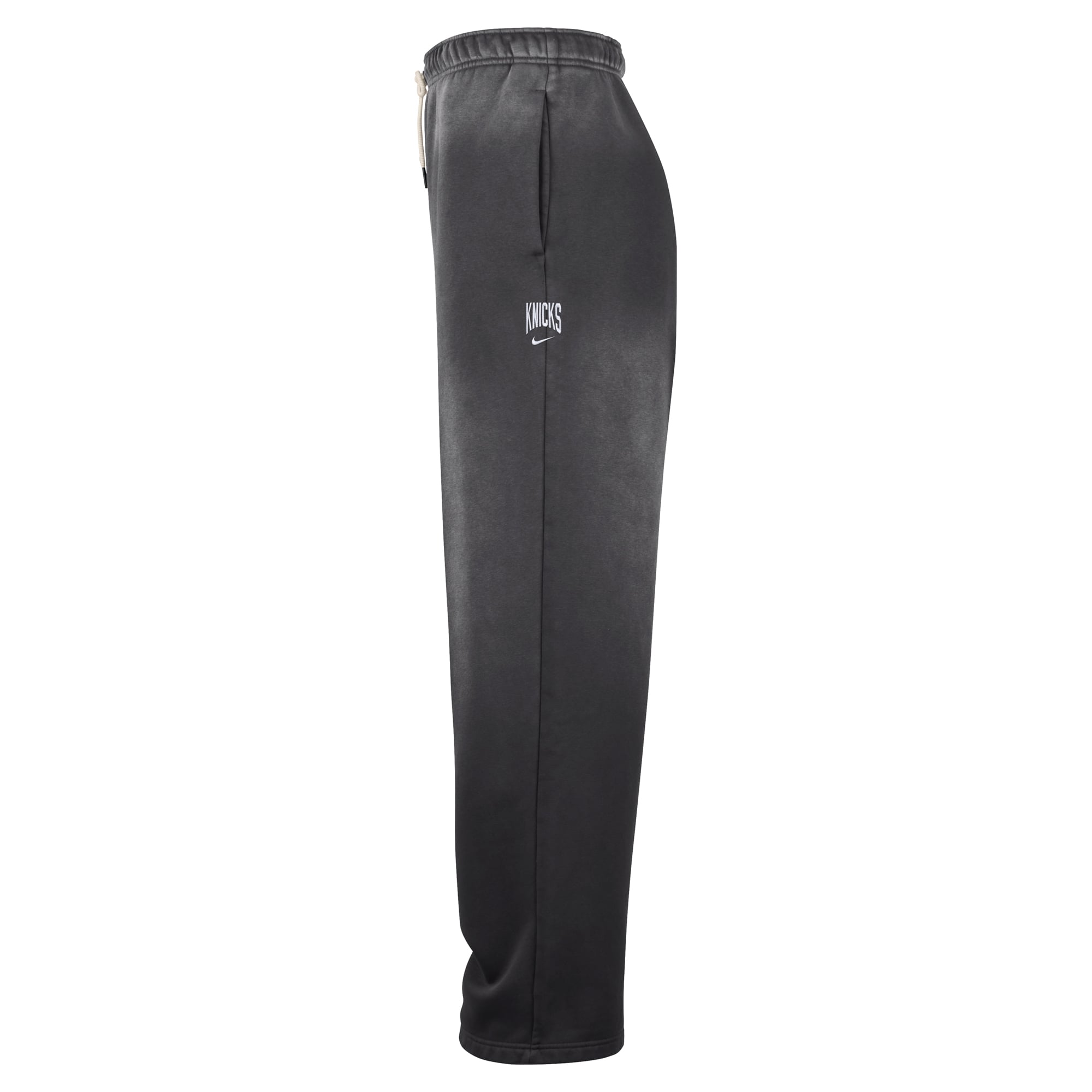 Pantalon de voyage en molleton lavé Nike New York Knicks 2026 Standard Issue, couleur anthracite, pour homme