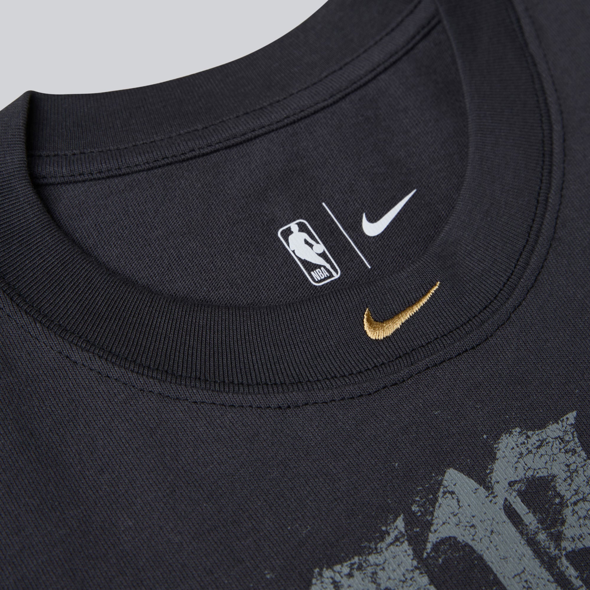 Men's Nike Gray New York Knicks 2026 NBA Finals Champions Authentic Locker Room Limited Edition On Court T-Shirt