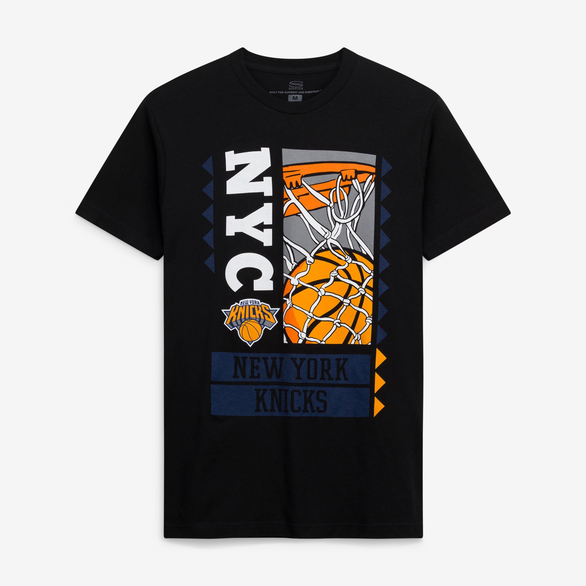 T-shirt noir Stadium Essentials pour homme des New York Knicks Ballin