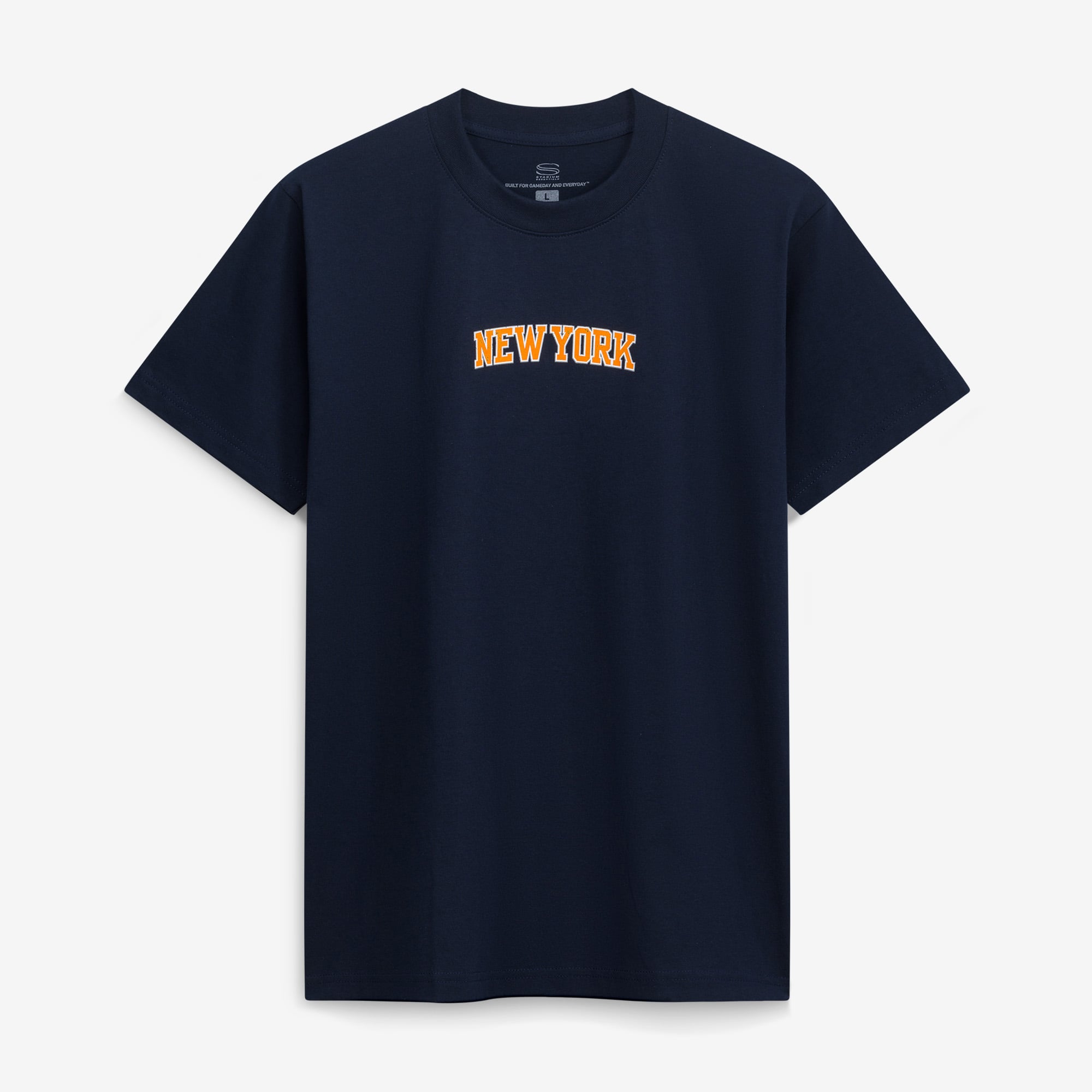 T-shirt urbain épais Stadium Essentials bleu marine New York Knicks Get Back pour homme