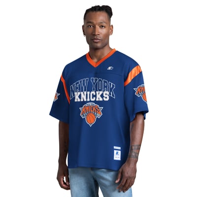 New York Knicks Starter Game Day V-Neck T-Shirt - Blue
