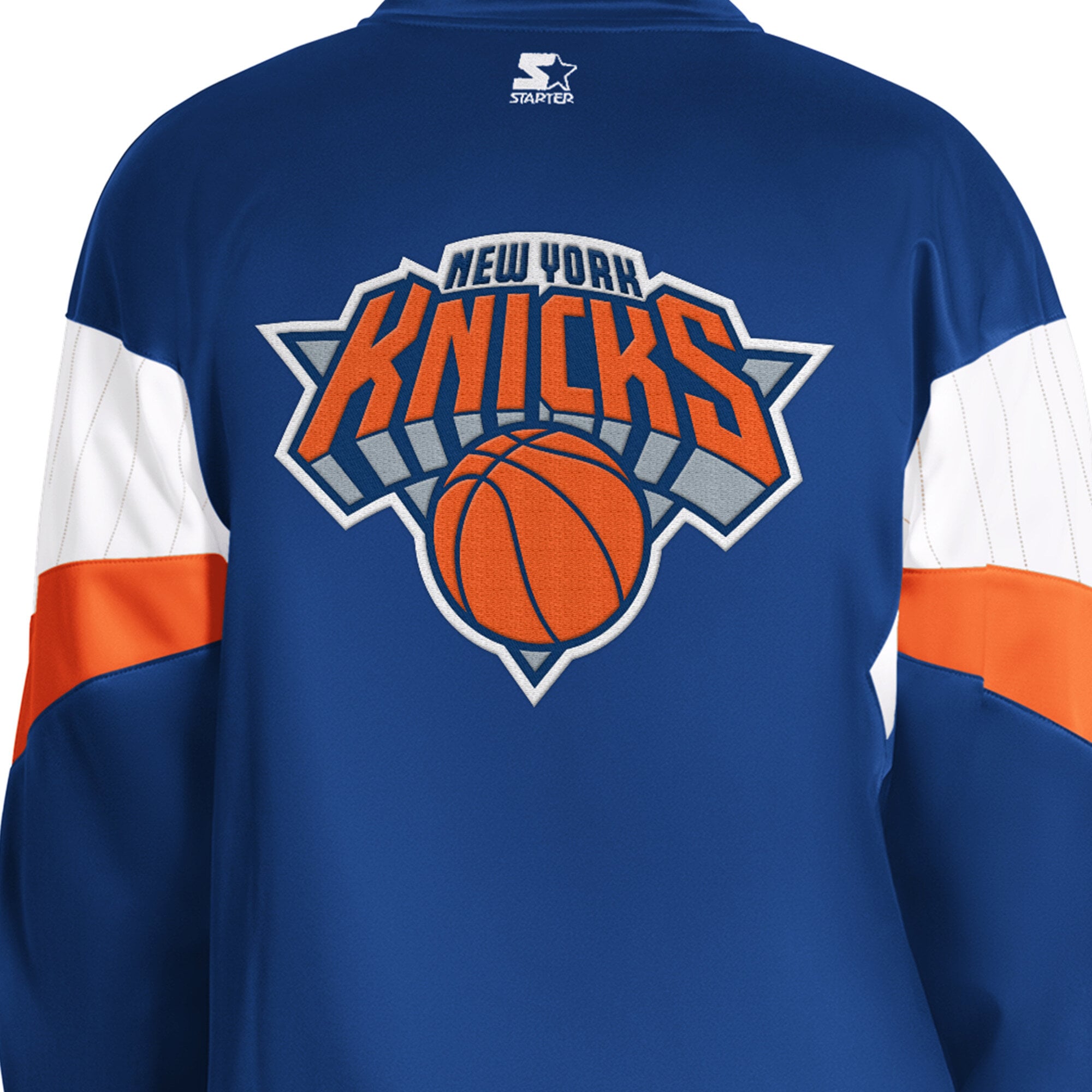 Veste de survêtement zippée Starter Blue New York Knicks Legacy pour homme