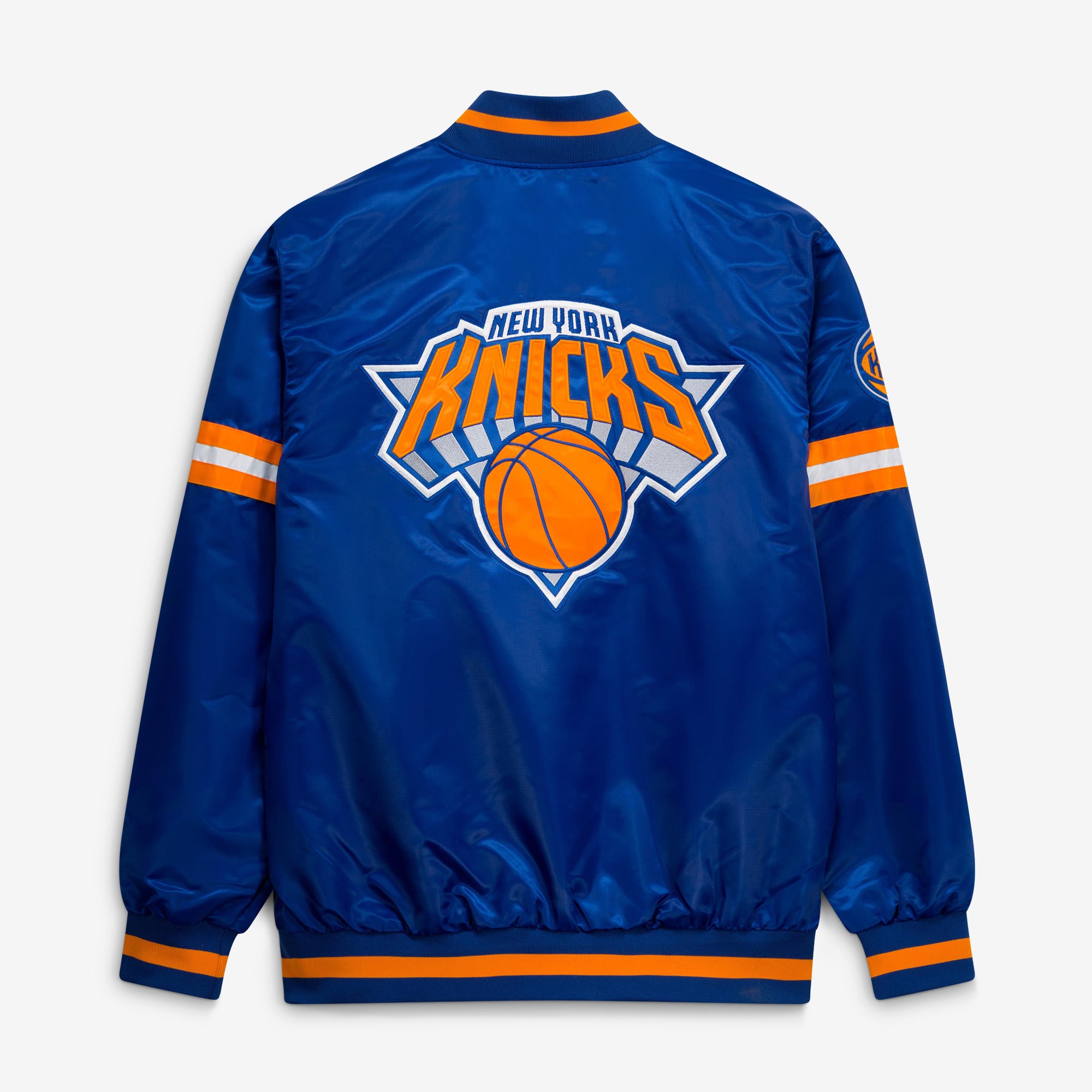 Veste universitaire Starter bleu/orange pour homme Scout des New York Knicks