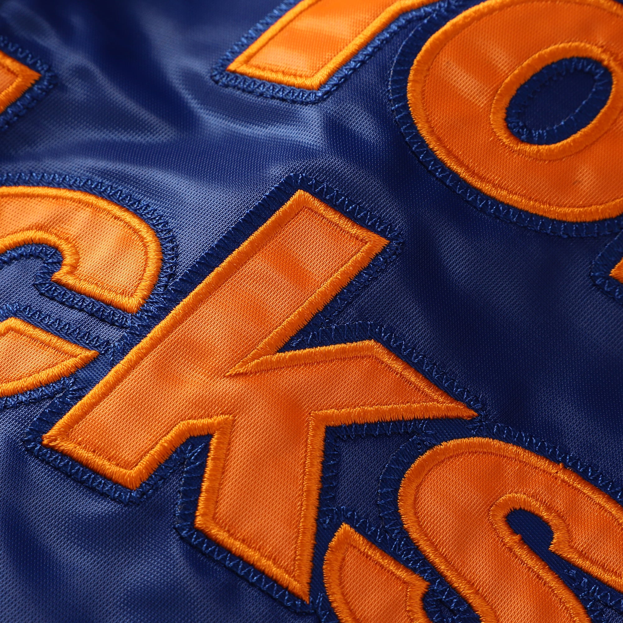 Veste universitaire Starter bleu/orange pour homme Scout des New York Knicks