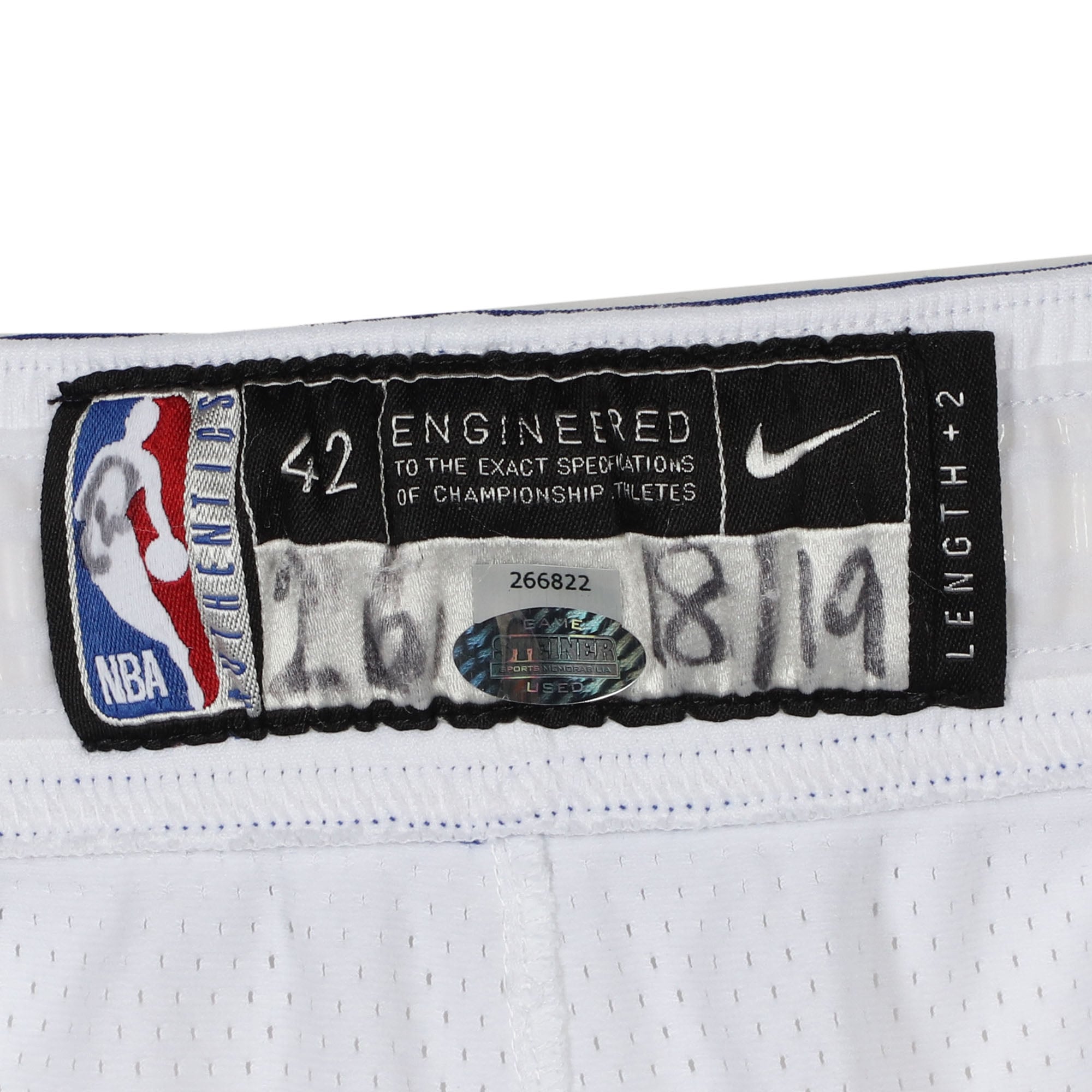 Mitchell Robinson New York Knicks Game-Used White Shorts from the