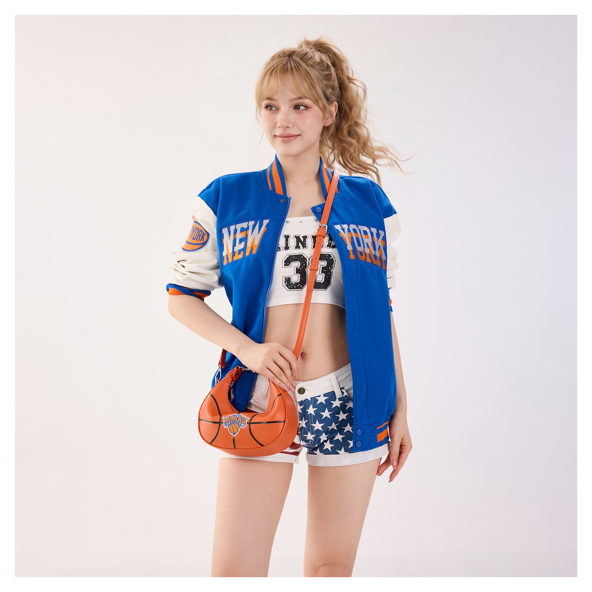 Sac bandoulière souple Montana West New York Knicks Ball