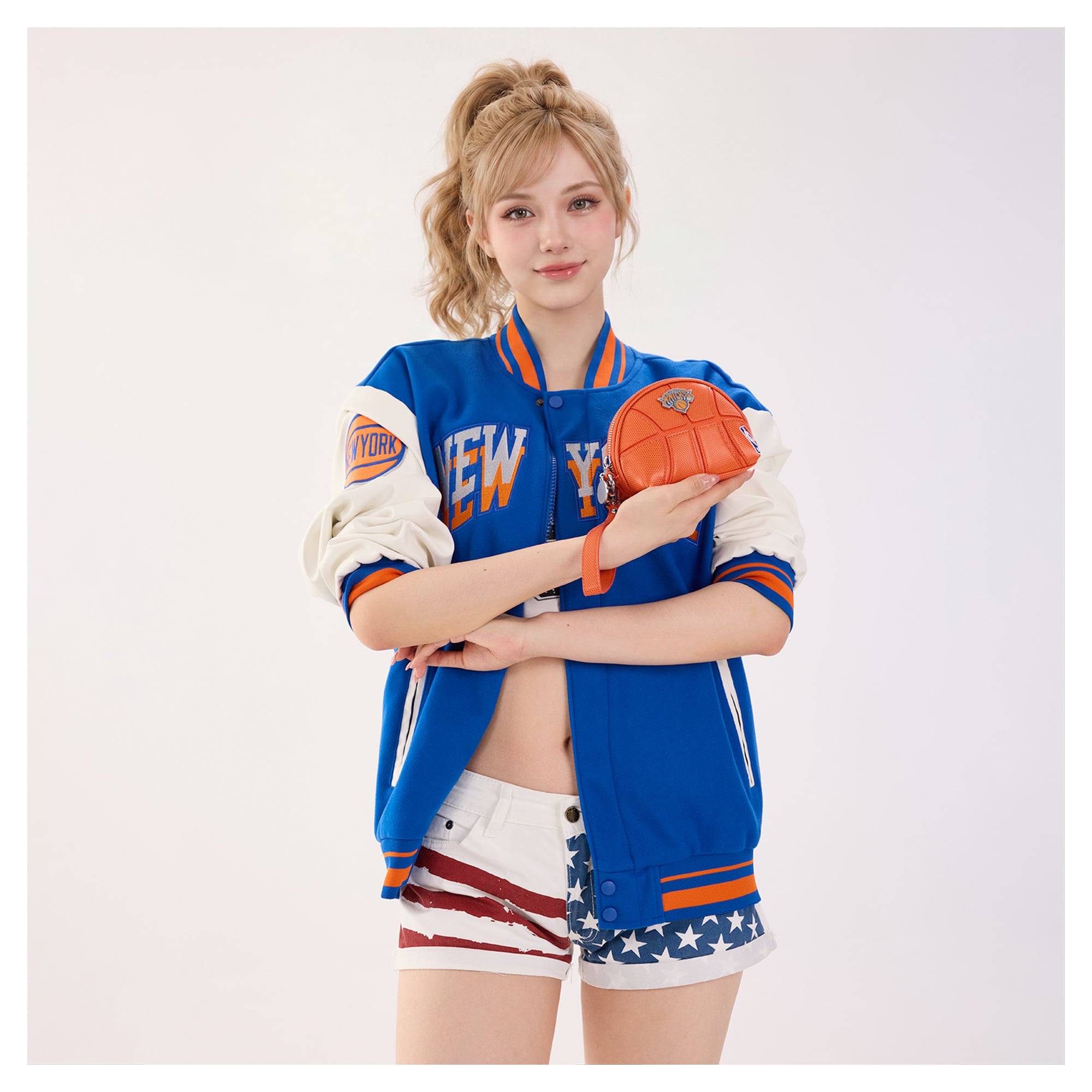 Bracelet de basketball Montana West aux couleurs des Knicks New York