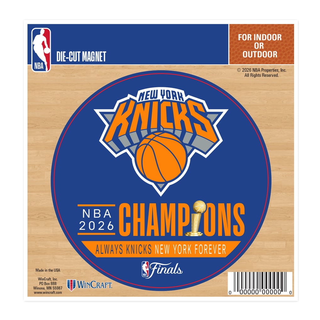 ニューヨーク・ニックス 2026年NBAファイナル優勝記念 3x5インチ 屋内 