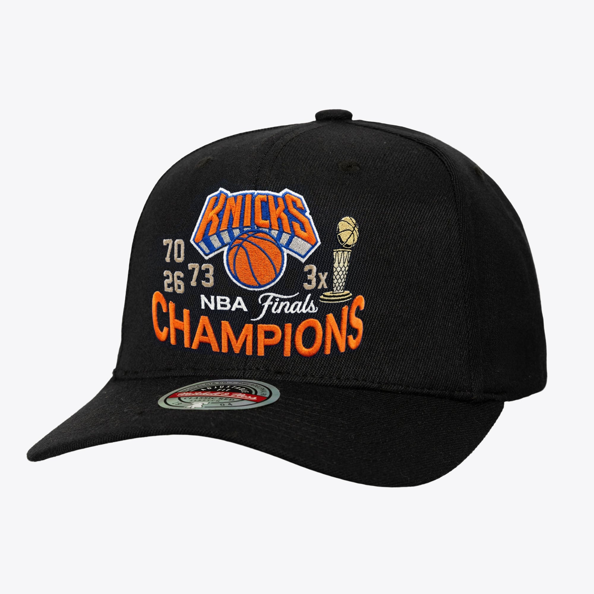 New York Knicks Black Three-Time NBA Finals Champions Trophy 
