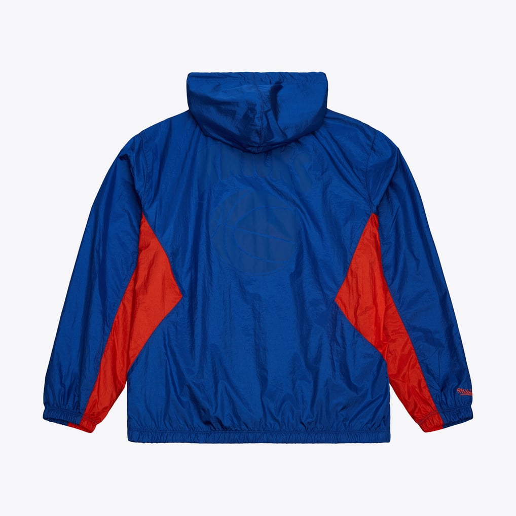 New York Knicks Blue Playmaker Vintage Full-Zip Windbreaker Jacket