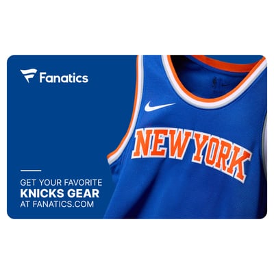 New York Knicks Fanatics eGift Card ($10 - $500)