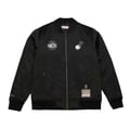 New York Knicks NBA Suga Glitch Bomber Jacket By Mitchell and Ness 